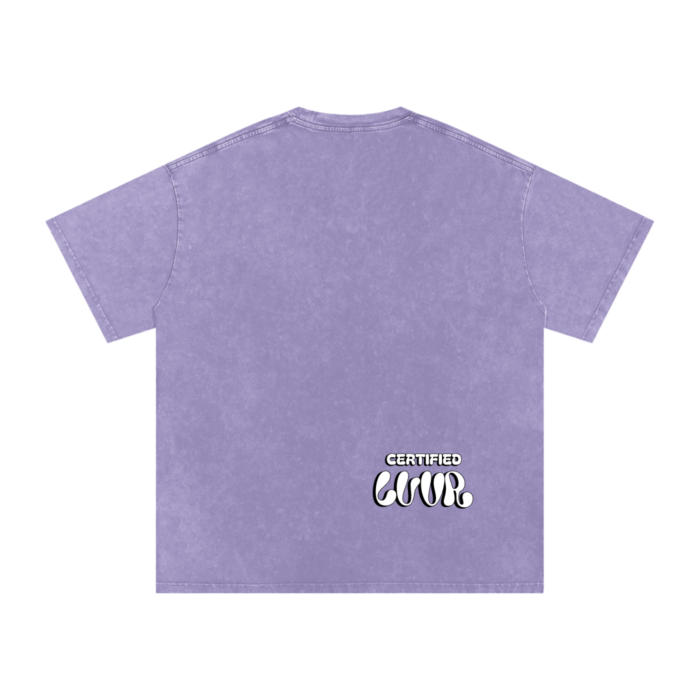 Positive Energy Snow Washed Oversized Cotton T-Shirt