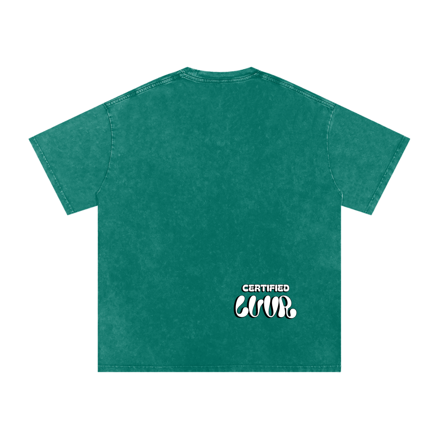 Positive Energy Snow Washed Oversized Cotton T-Shirt