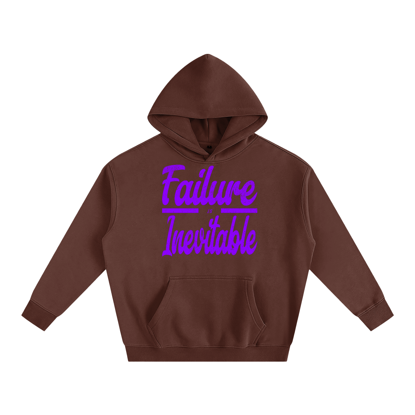 FAILURE IS INEVITABLE Oversize Fleeced Hoodie