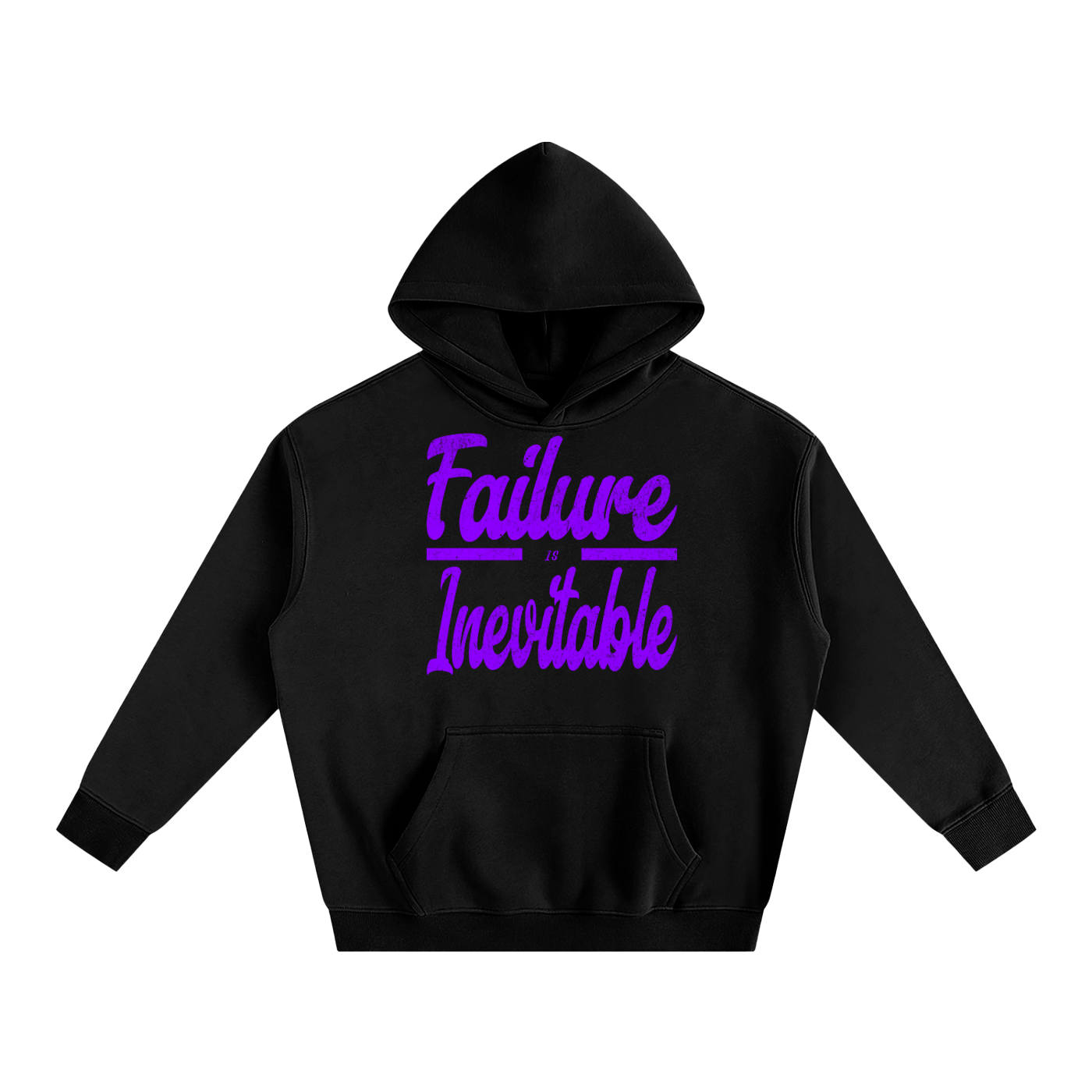 FAILURE IS INEVITABLE Oversize Fleeced Hoodie