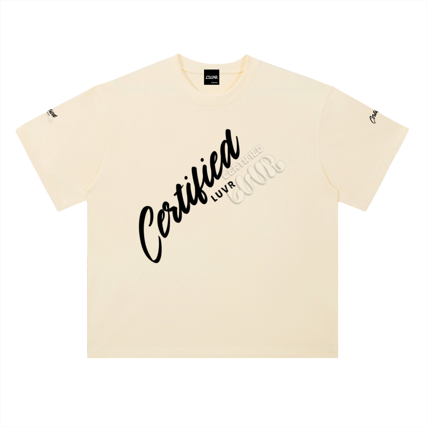 Heavyweight Drop Shoulder Cotton T-Shirt