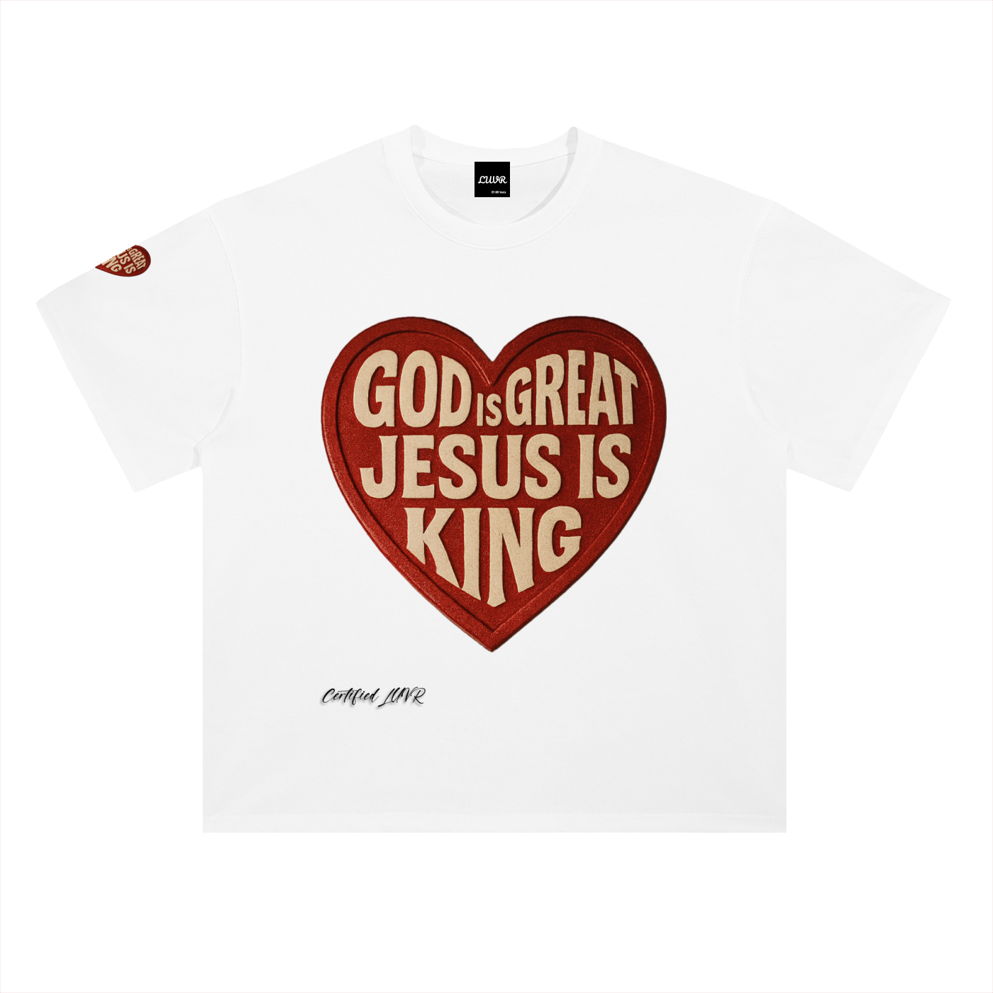 Heavyweight Drop Shoulder Cotton T-Shirt