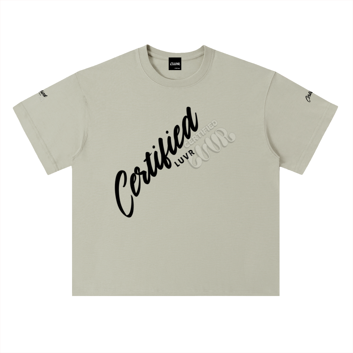 Heavyweight Drop Shoulder Cotton T-Shirt