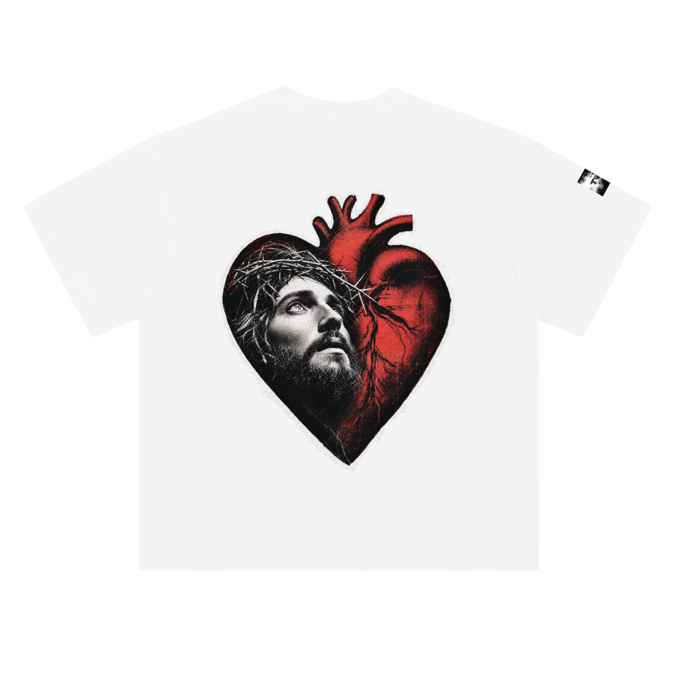 Heavyweight Drop Shoulder Cotton T-Shirt