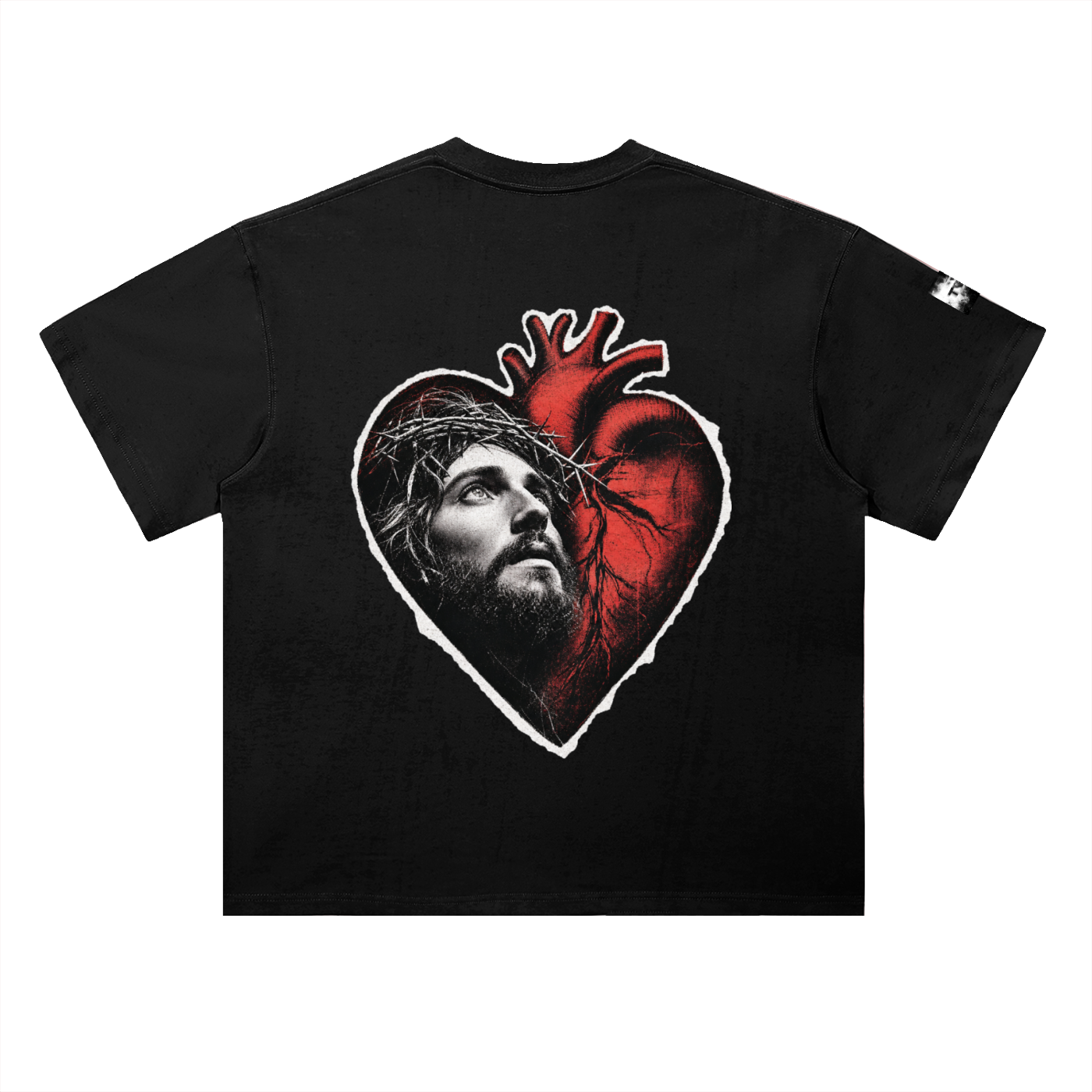 Heavyweight Drop Shoulder Cotton T-Shirt