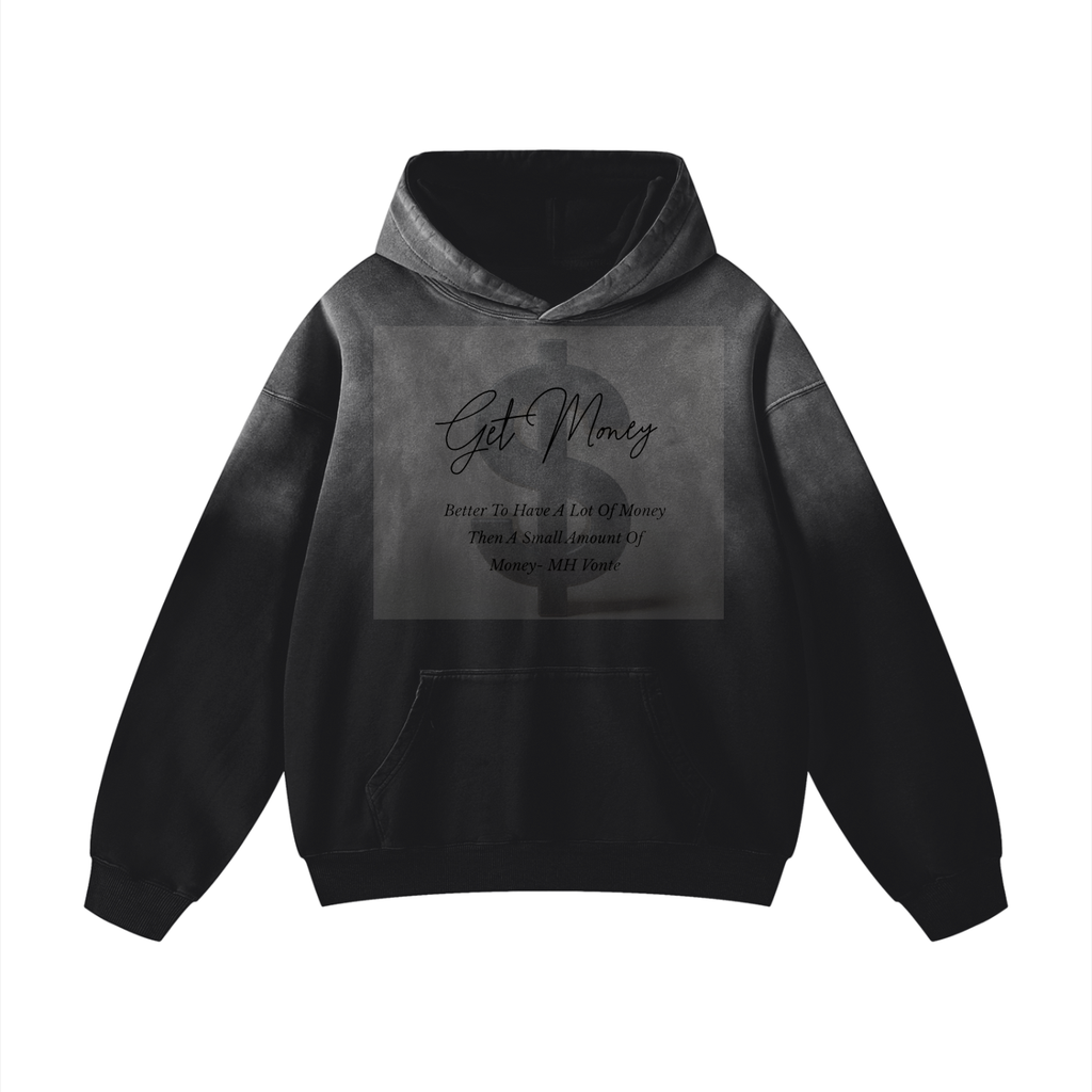 Get Money Heavyweight Sunfade Oversized Hoodie