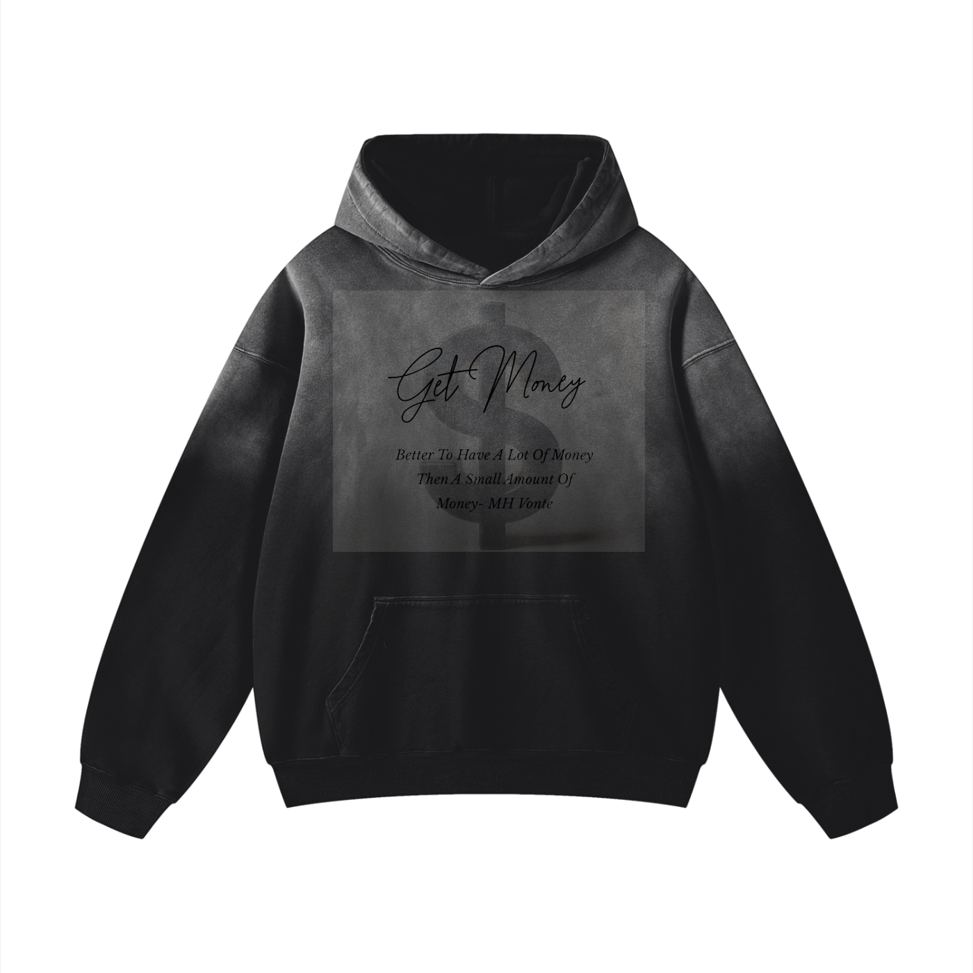 Get Money Heavyweight Sunfade Oversized Hoodie