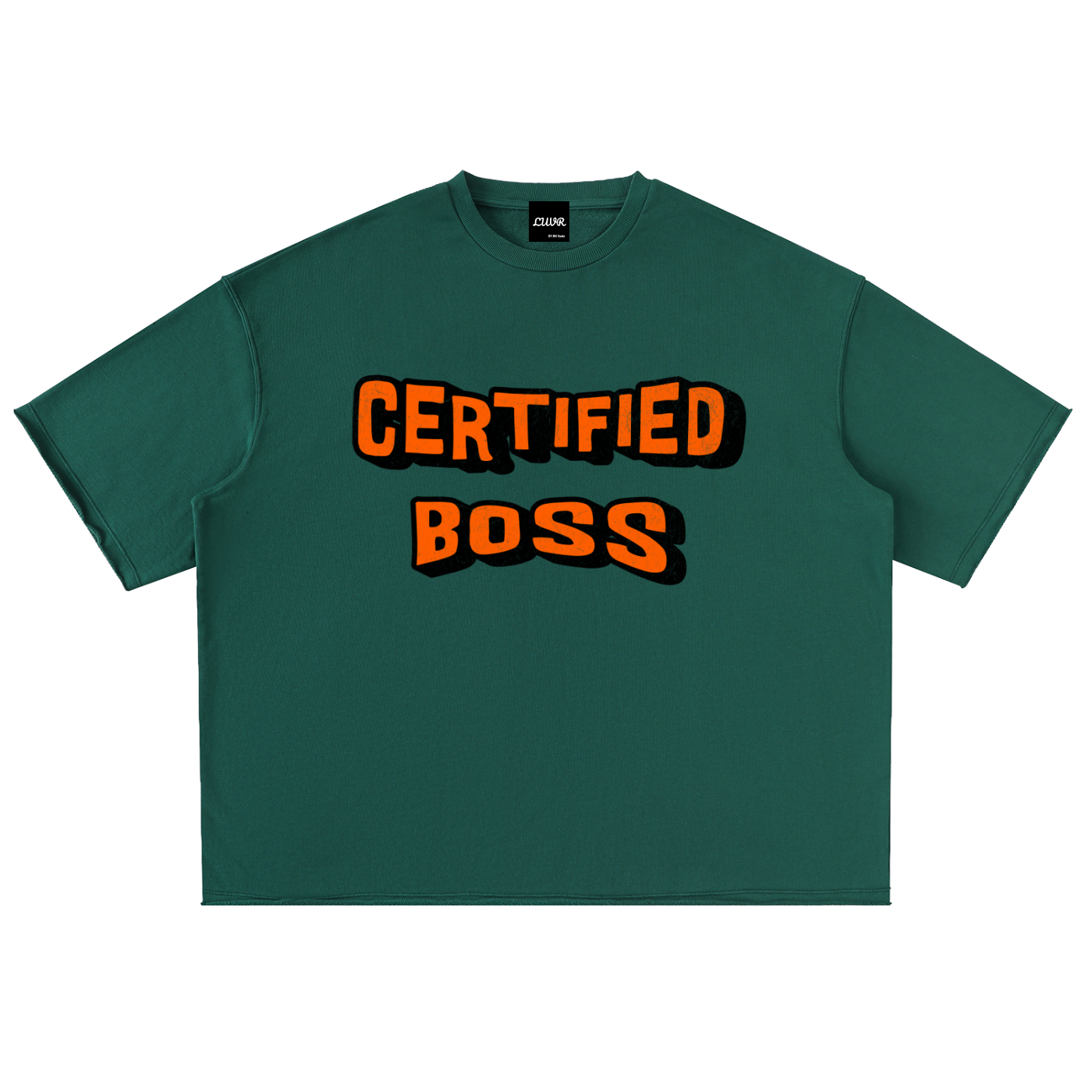CERTIFIED BOSS Washed Rolled Hem Half Sleeve T-Shirt