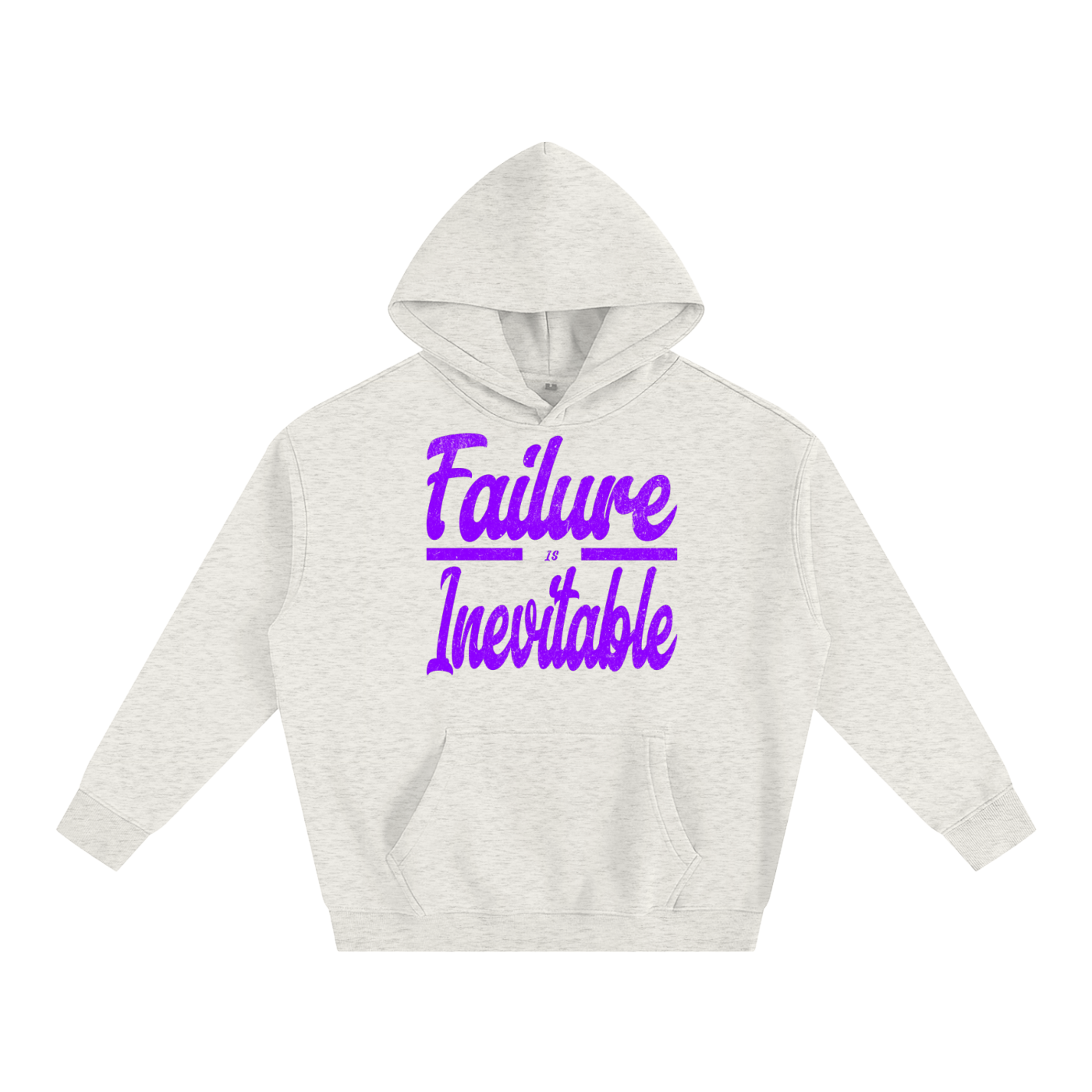 FAILURE IS INEVITABLE Oversize Fleeced Hoodie