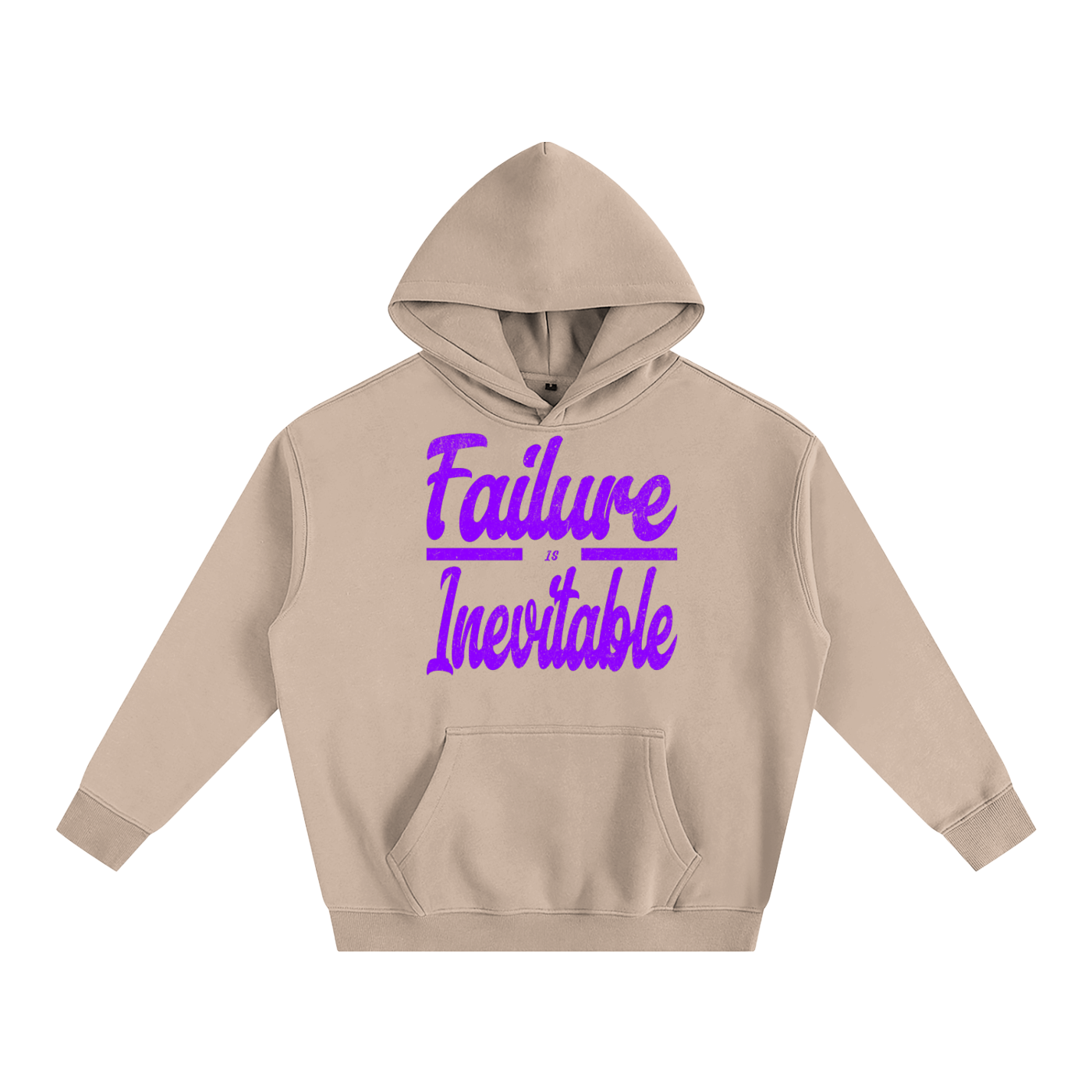 FAILURE IS INEVITABLE Oversize Fleeced Hoodie