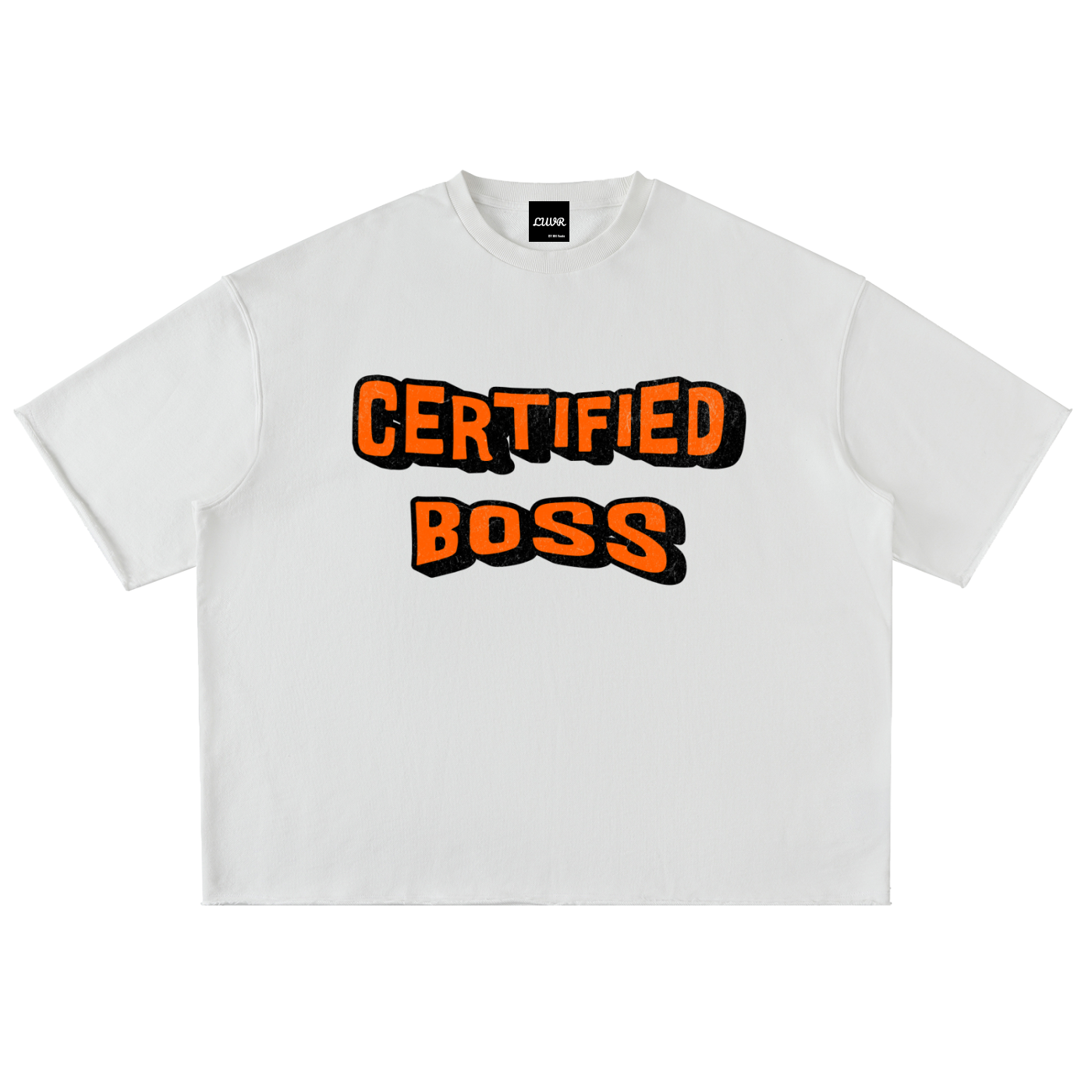 CERTIFIED BOSS Washed Rolled Hem Half Sleeve T-Shirt