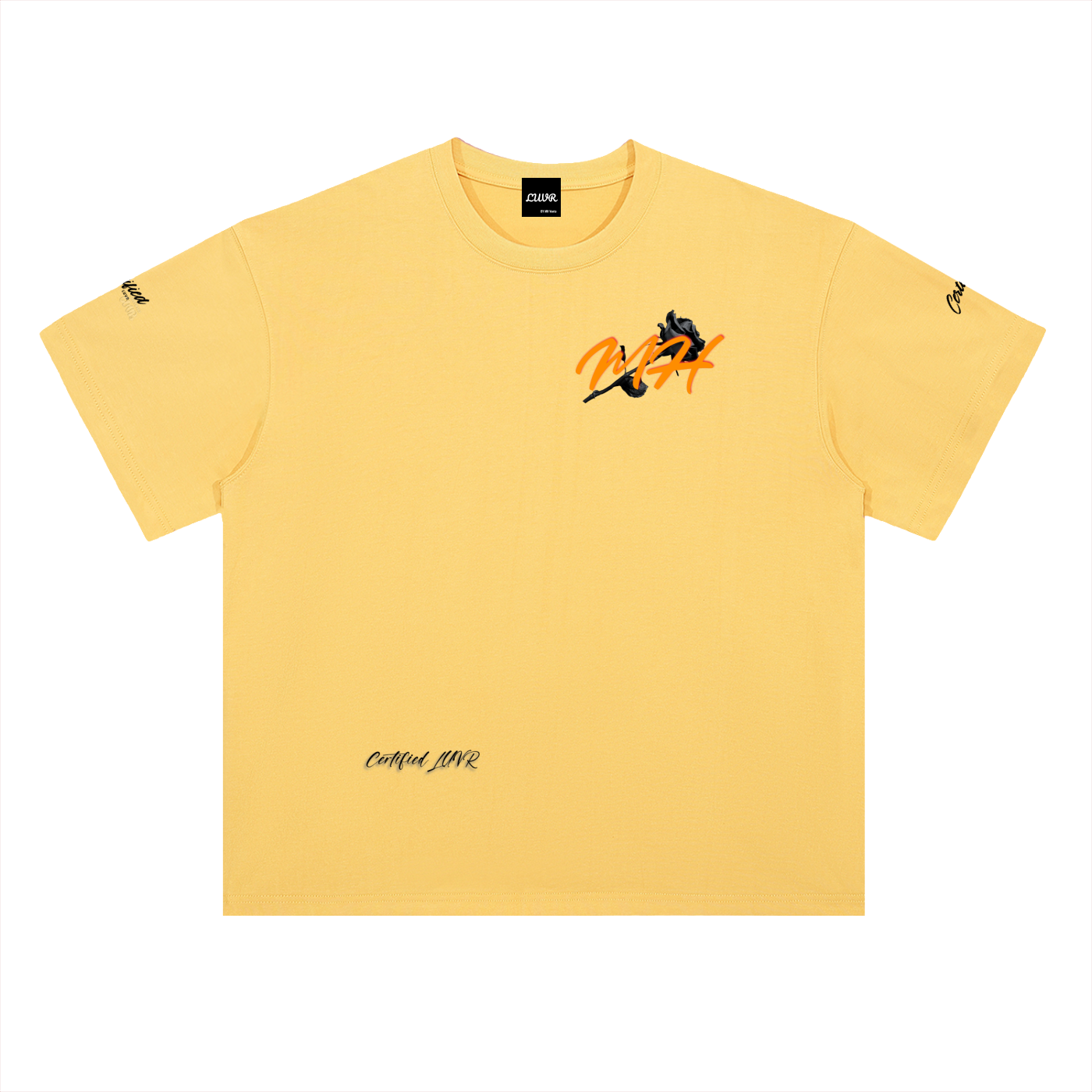 Heavyweight Drop Shoulder Cotton T-Shirt