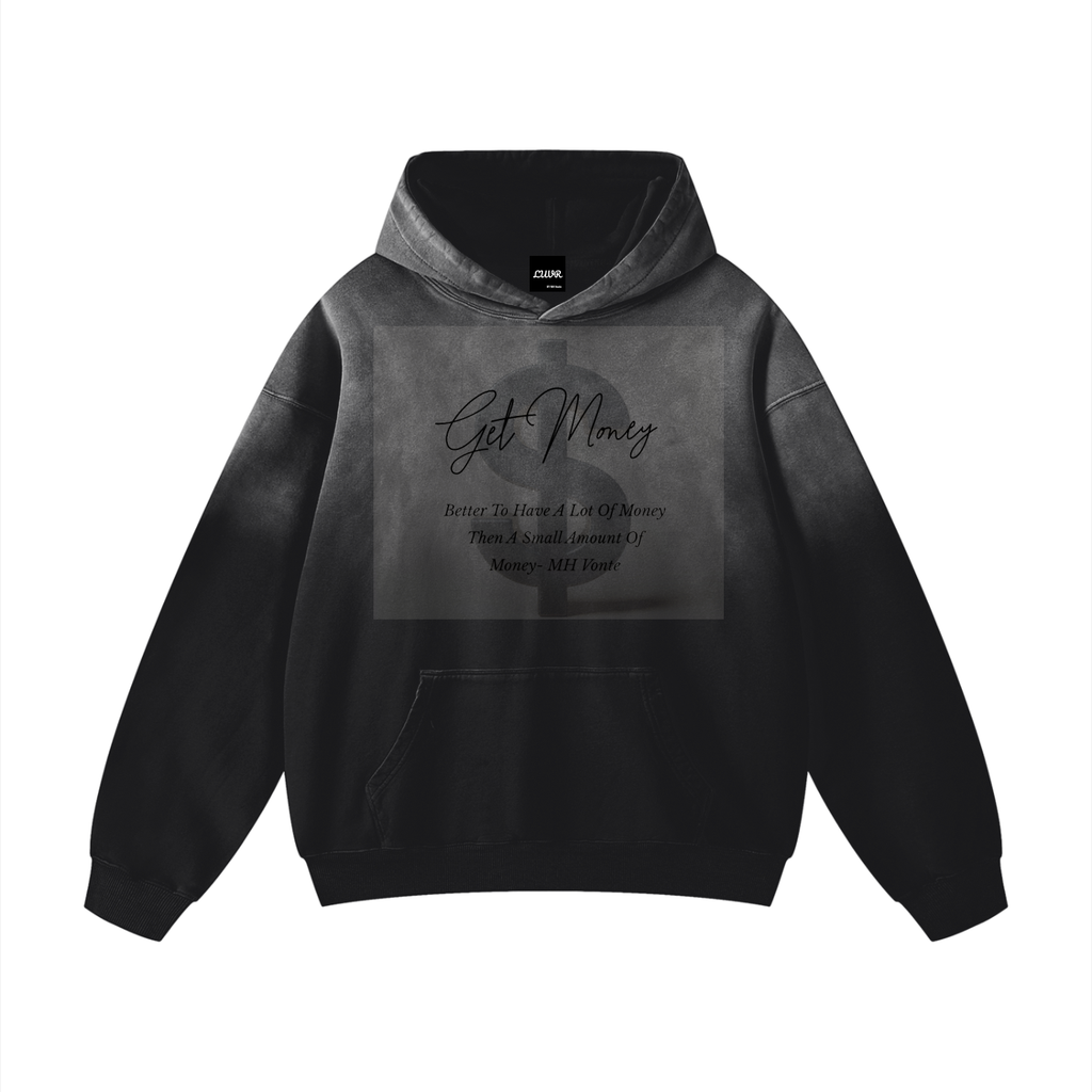 Get Money Heavyweight Sunfade Oversized Hoodie