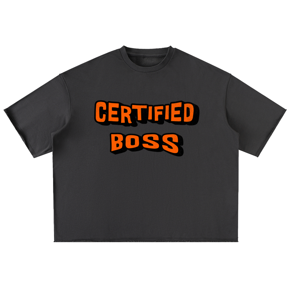 CERTIFIED BOSS Washed Rolled Hem Half Sleeve T-Shirt