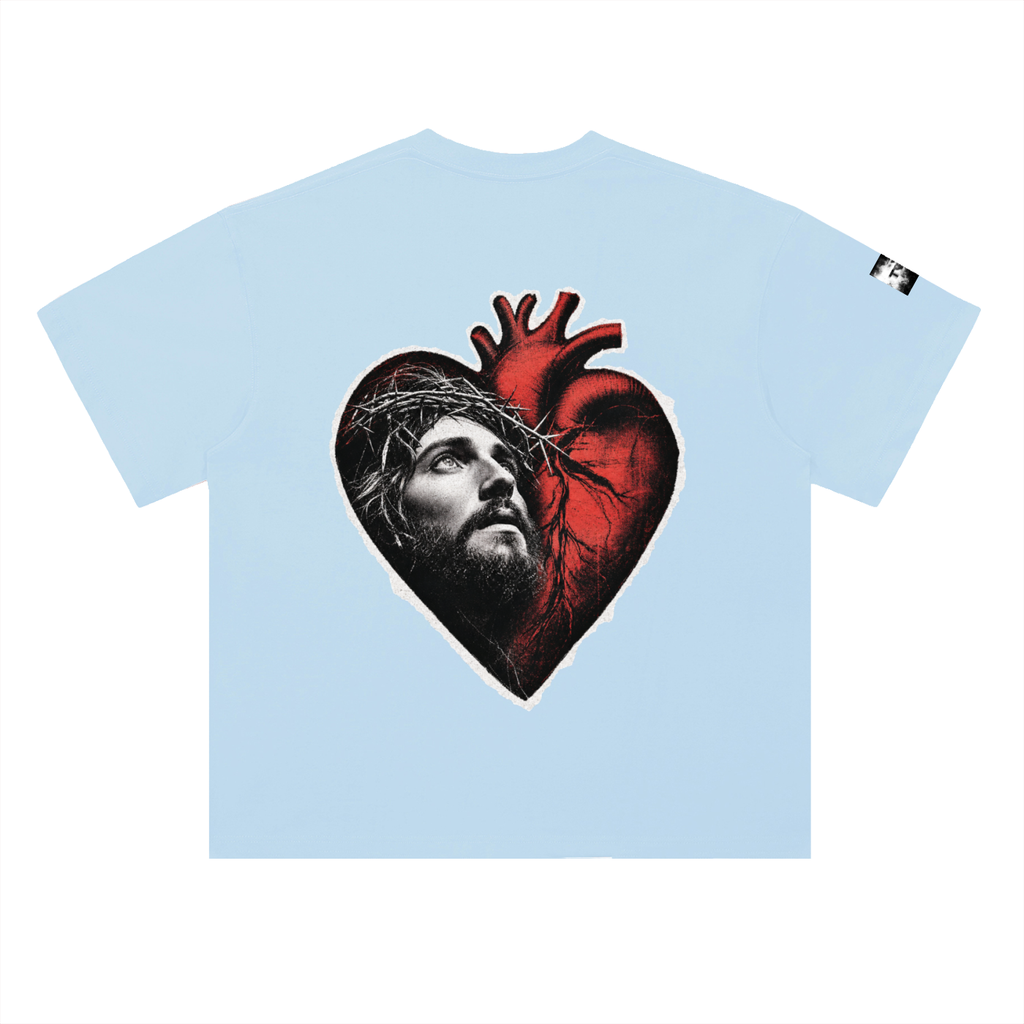 Heavyweight Drop Shoulder Cotton T-Shirt
