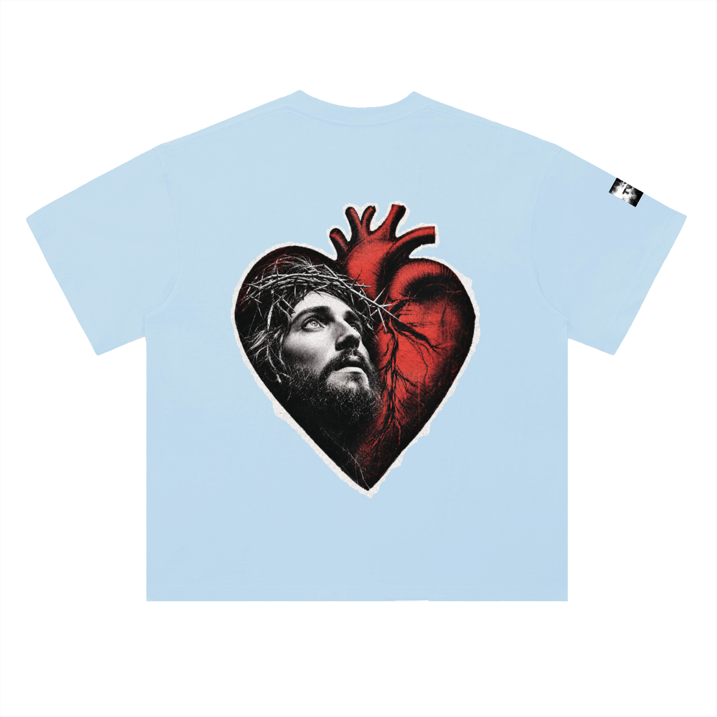 Heavyweight Drop Shoulder Cotton T-Shirt