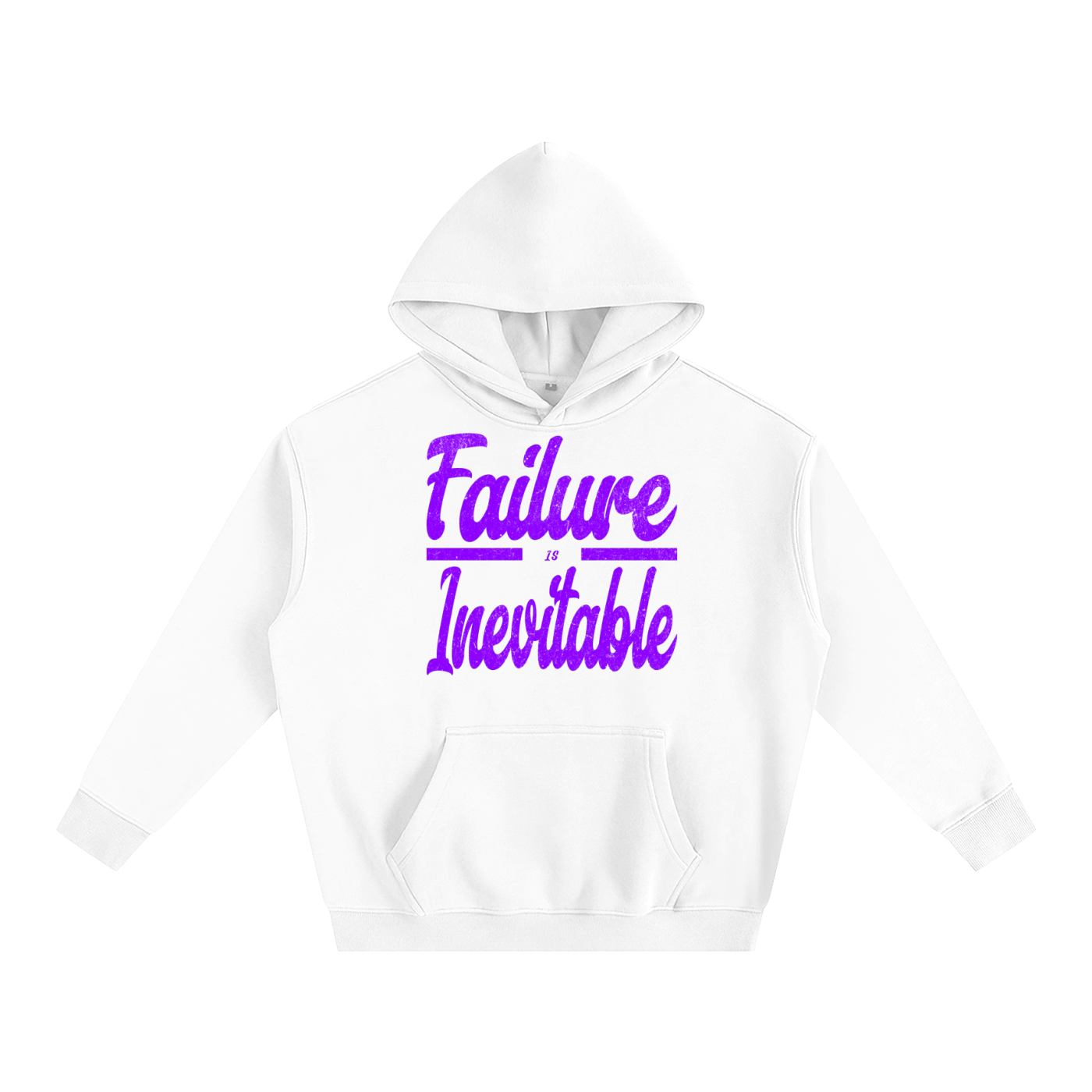FAILURE IS INEVITABLE Oversize Fleeced Hoodie
