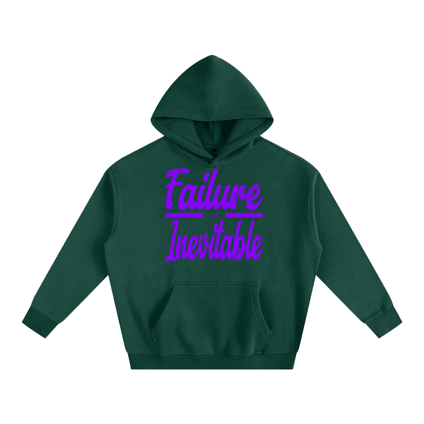 FAILURE IS INEVITABLE Oversize Fleeced Hoodie