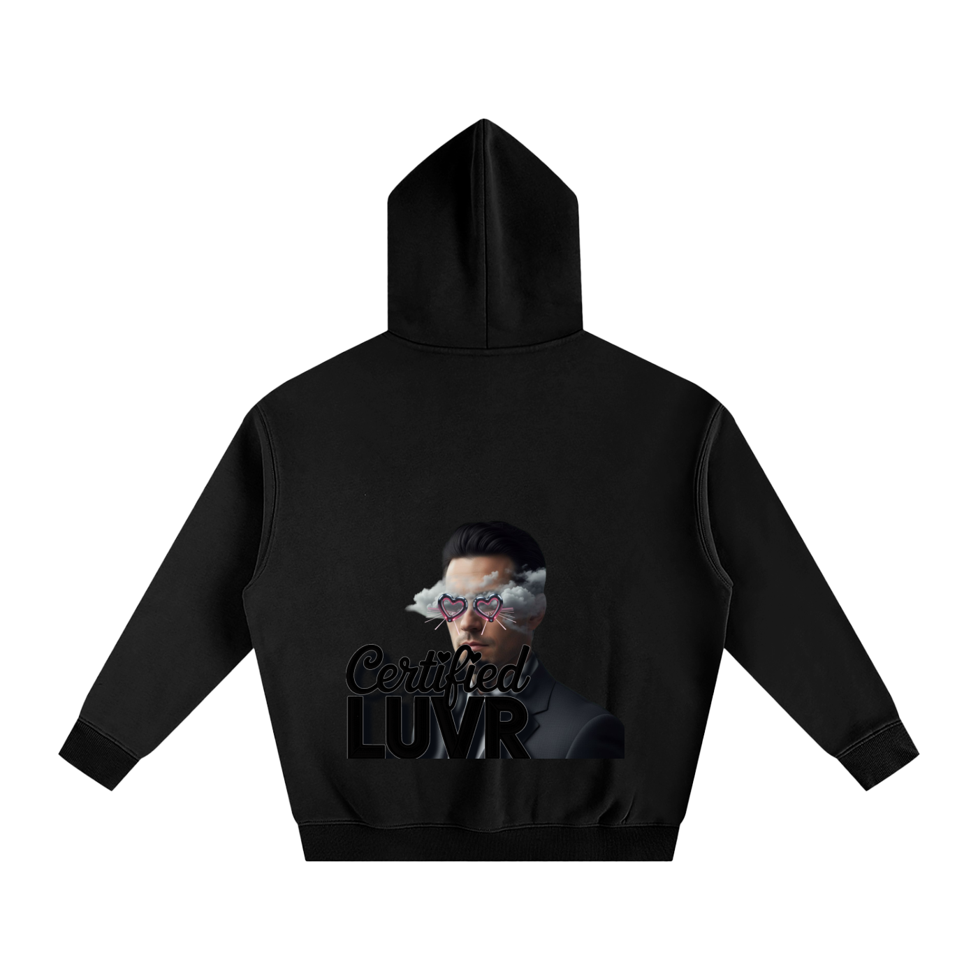 KEEP GOING Oversize Fleeced Hoodie
