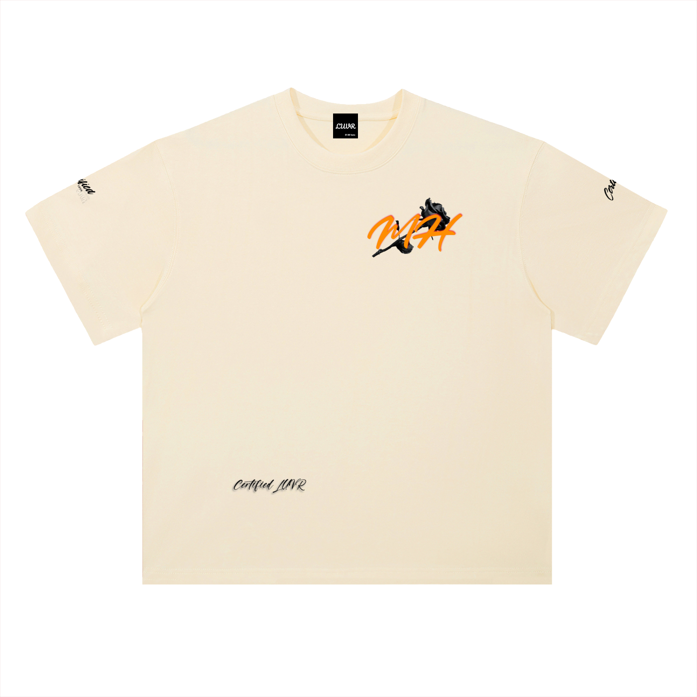 Heavyweight Drop Shoulder Cotton T-Shirt