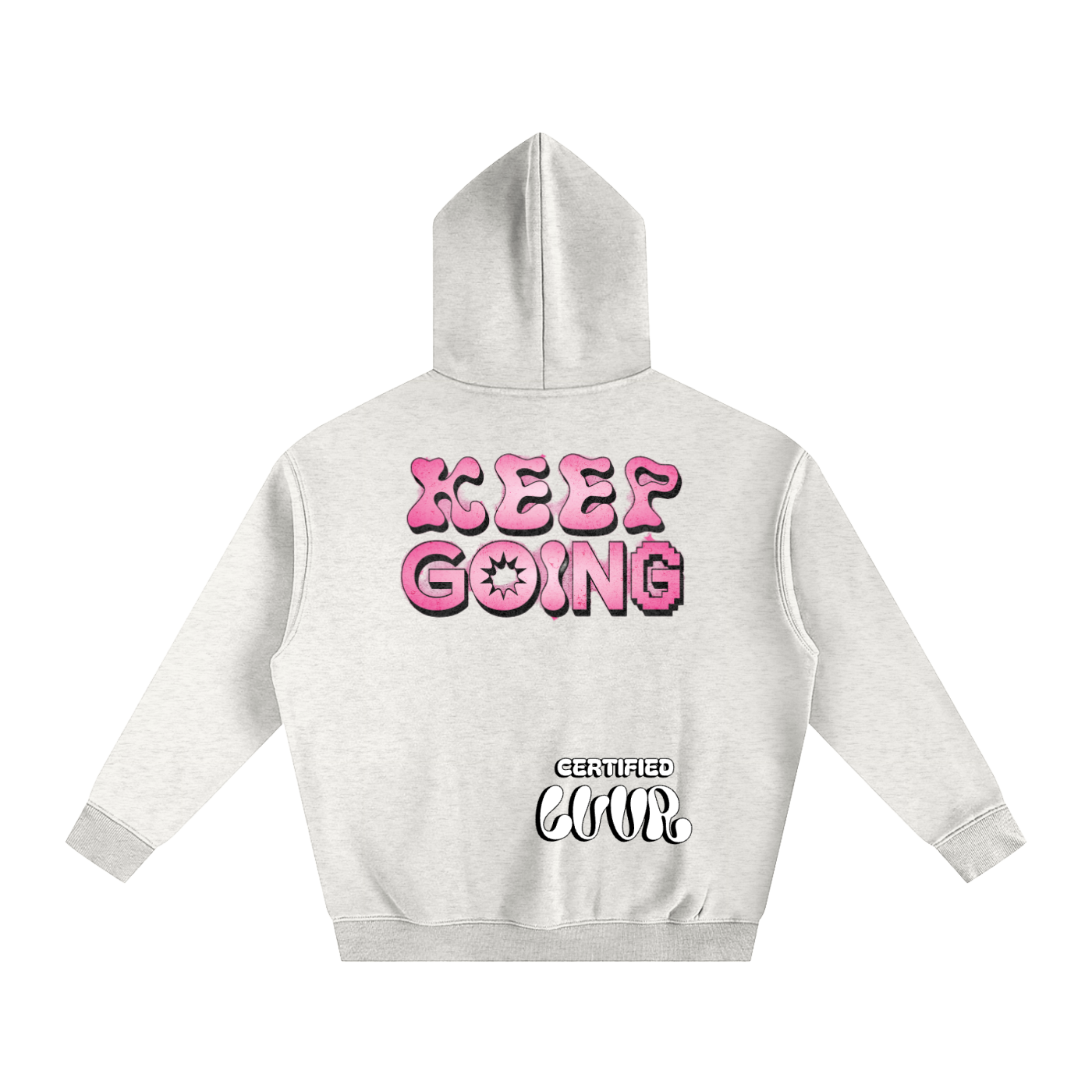 FAILURE IS INEVITABLE Oversize Fleeced Hoodie