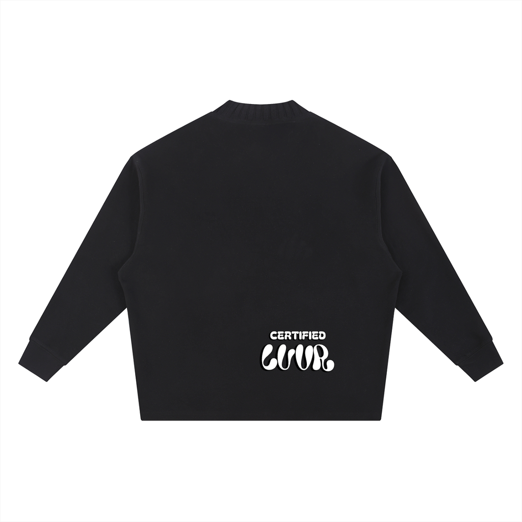 Knitted Round Neck Oversize Sweatshirt