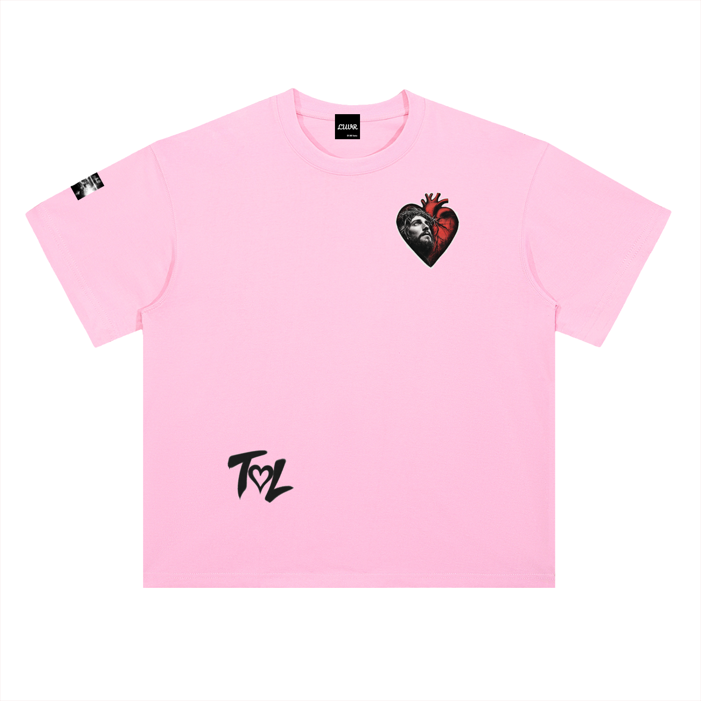 Heavyweight Drop Shoulder Cotton T-Shirt