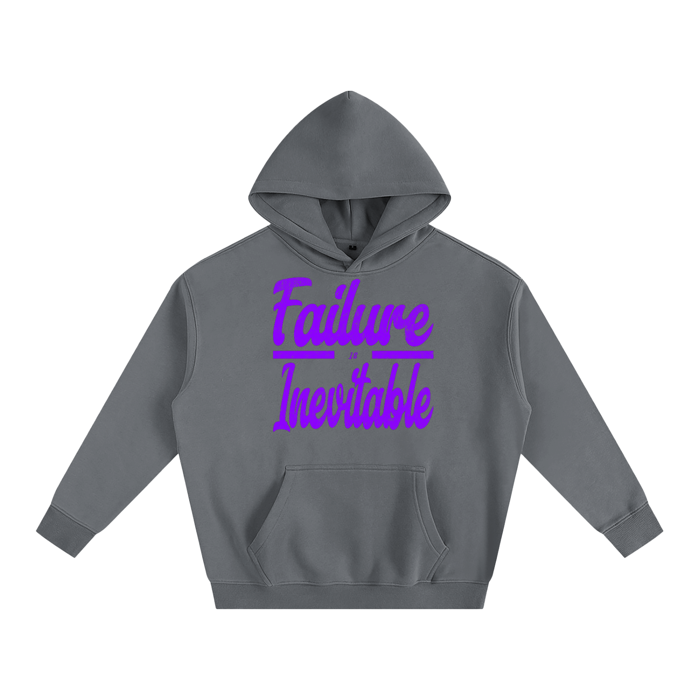 FAILURE IS INEVITABLE Oversize Fleeced Hoodie