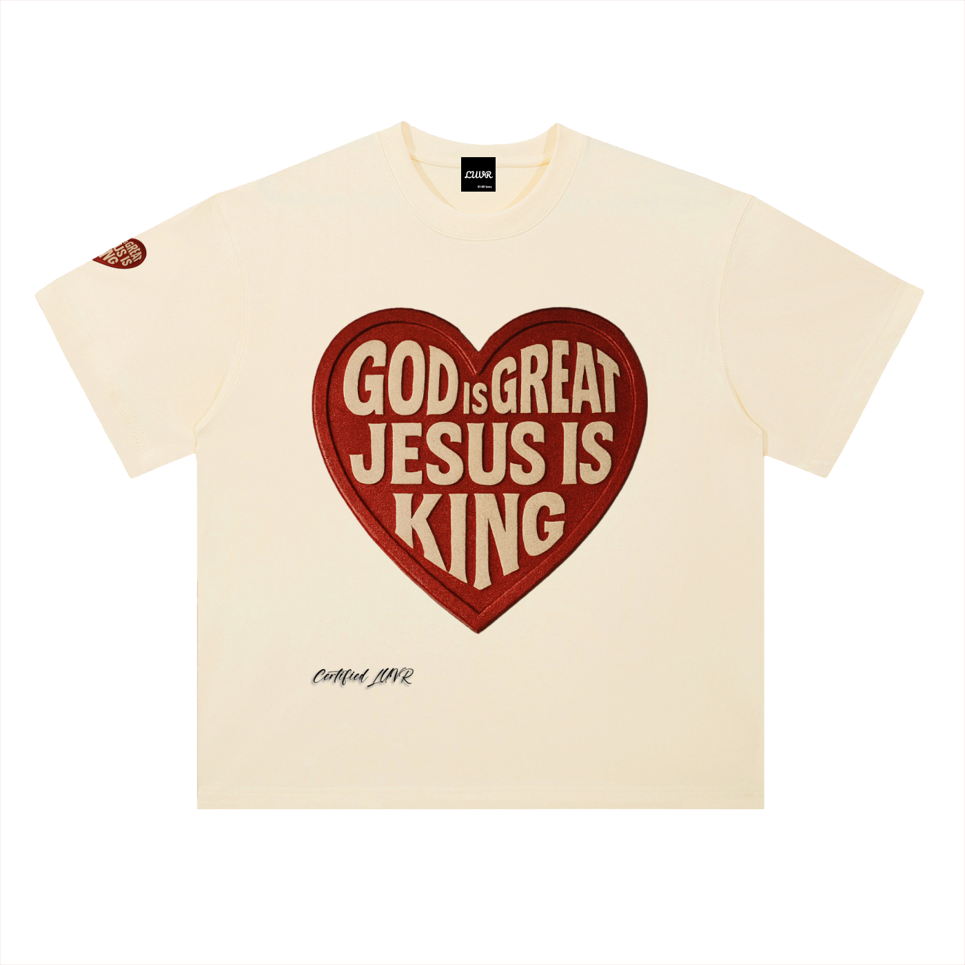 Heavyweight Drop Shoulder Cotton T-Shirt