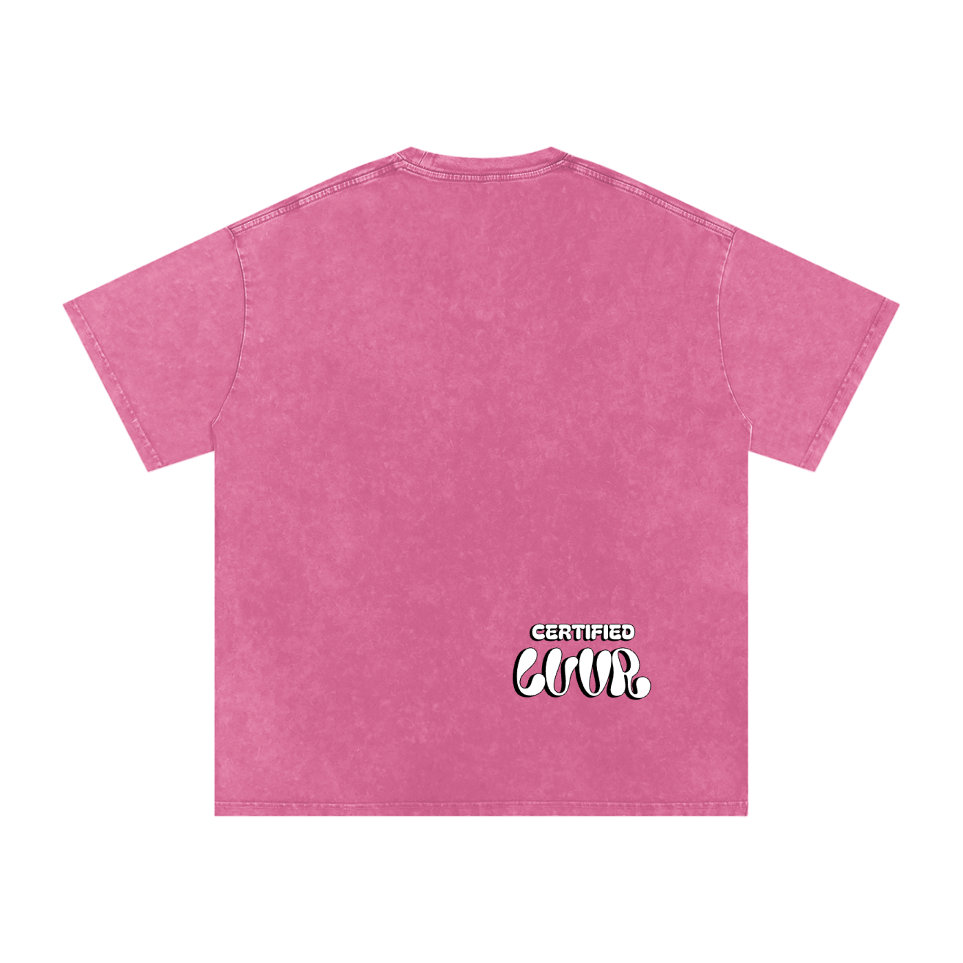 Positive Energy Snow Washed Oversized Cotton T-Shirt