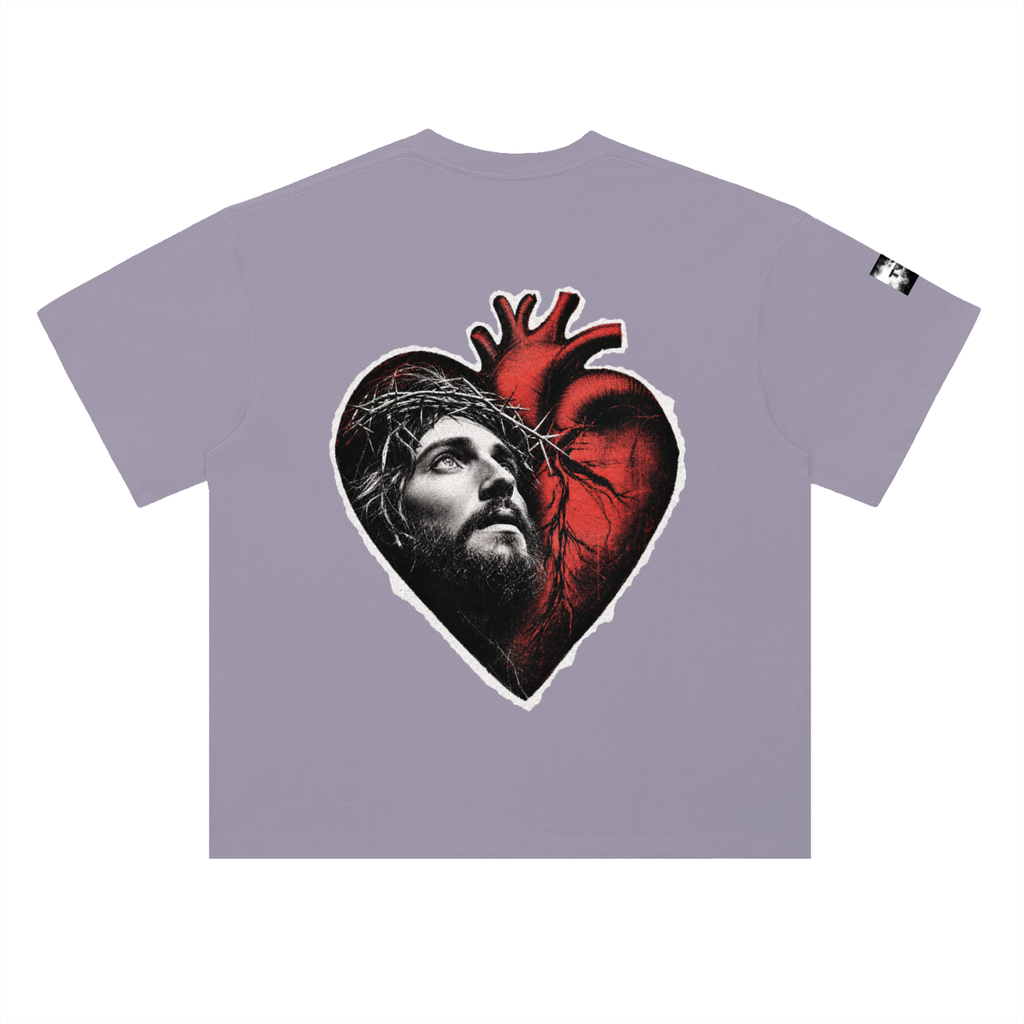 Heavyweight Drop Shoulder Cotton T-Shirt