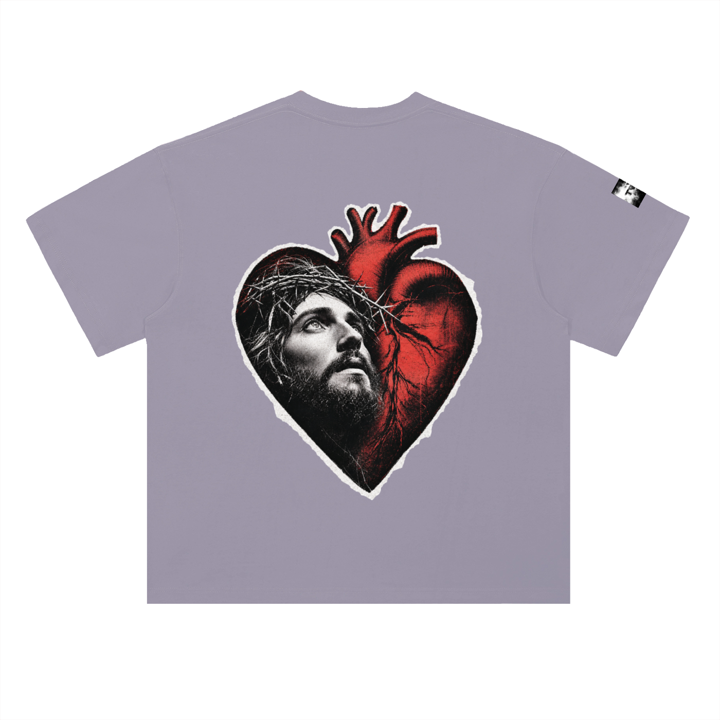 Heavyweight Drop Shoulder Cotton T-Shirt