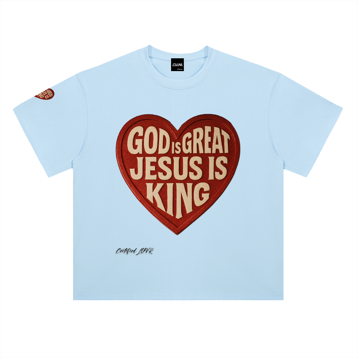 Heavyweight Drop Shoulder Cotton T-Shirt