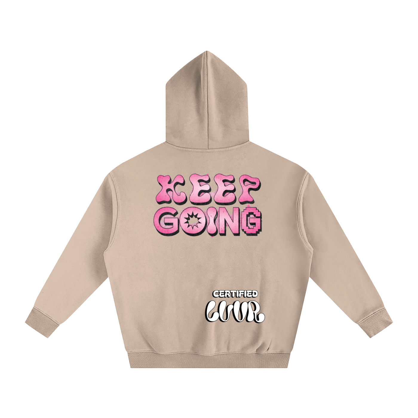FAILURE IS INEVITABLE Oversize Fleeced Hoodie