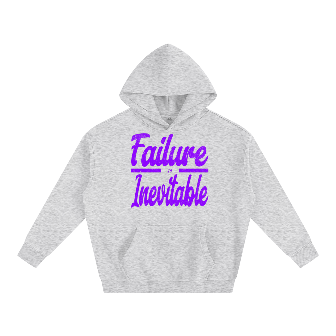 FAILURE IS INEVITABLE Oversize Fleeced Hoodie