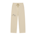 Solid Color Straight-Leg Sweatpants