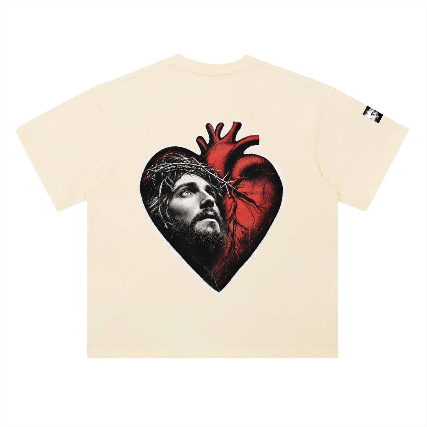 Heavyweight Drop Shoulder Cotton T-Shirt