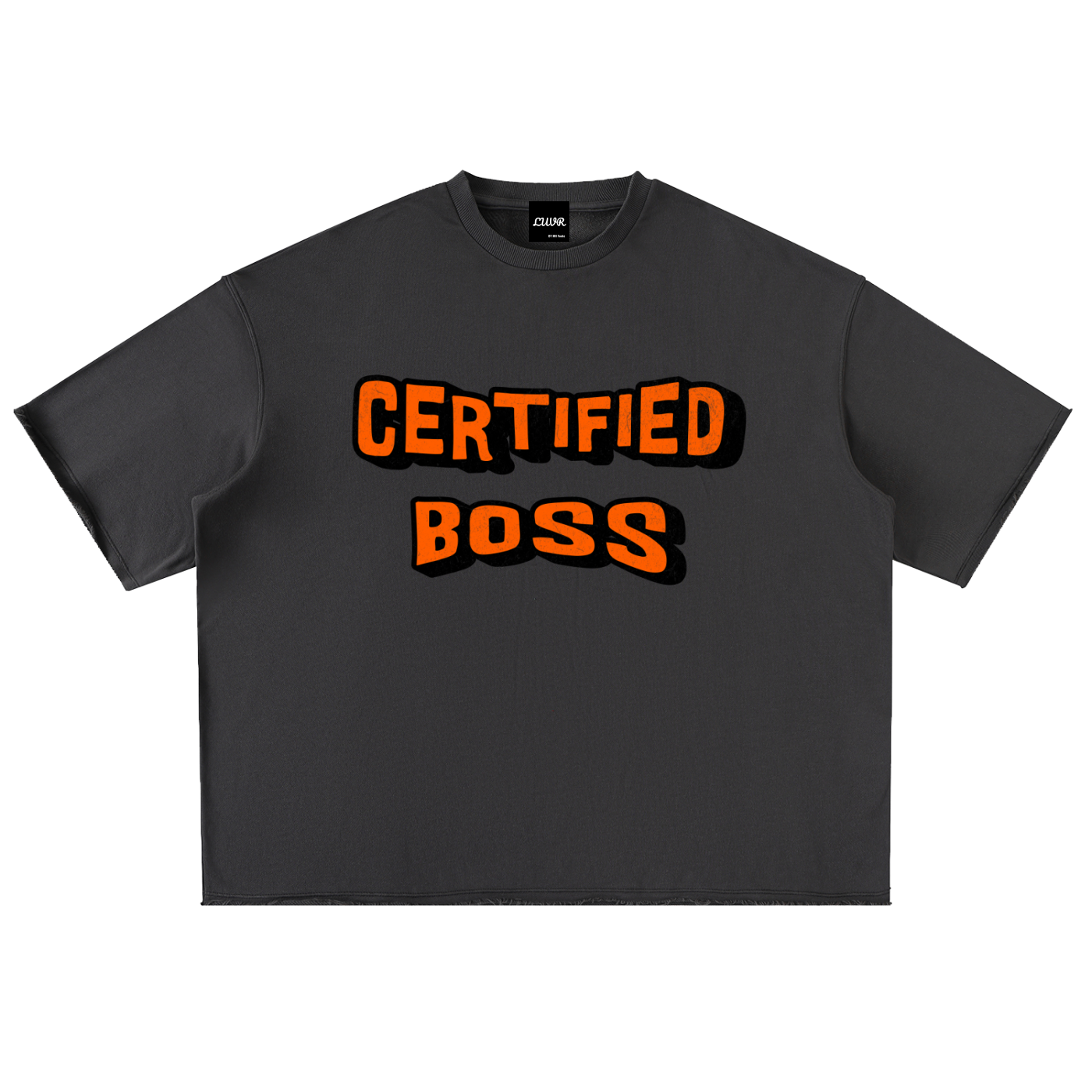 CERTIFIED BOSS Washed Rolled Hem Half Sleeve T-Shirt