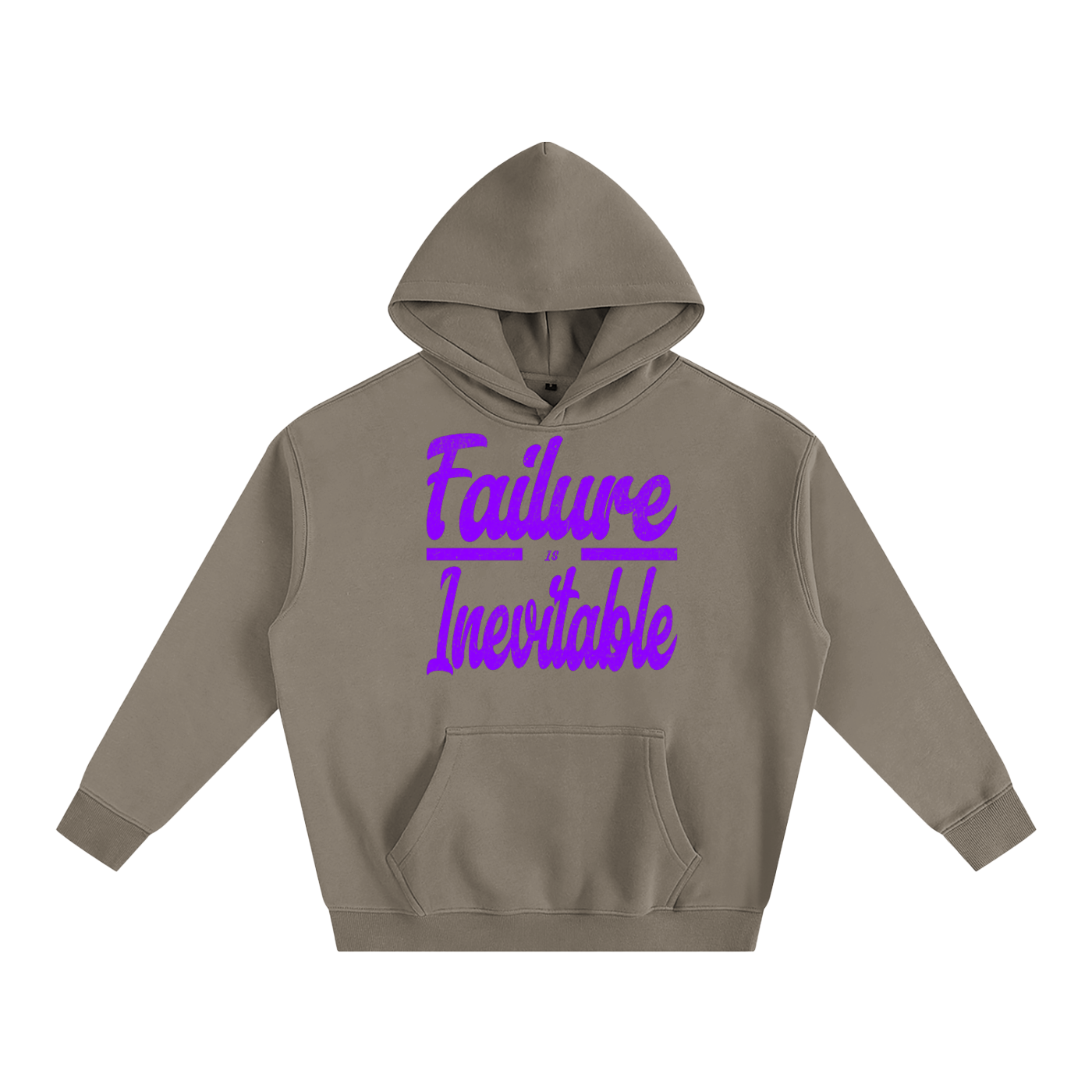FAILURE IS INEVITABLE Oversize Fleeced Hoodie