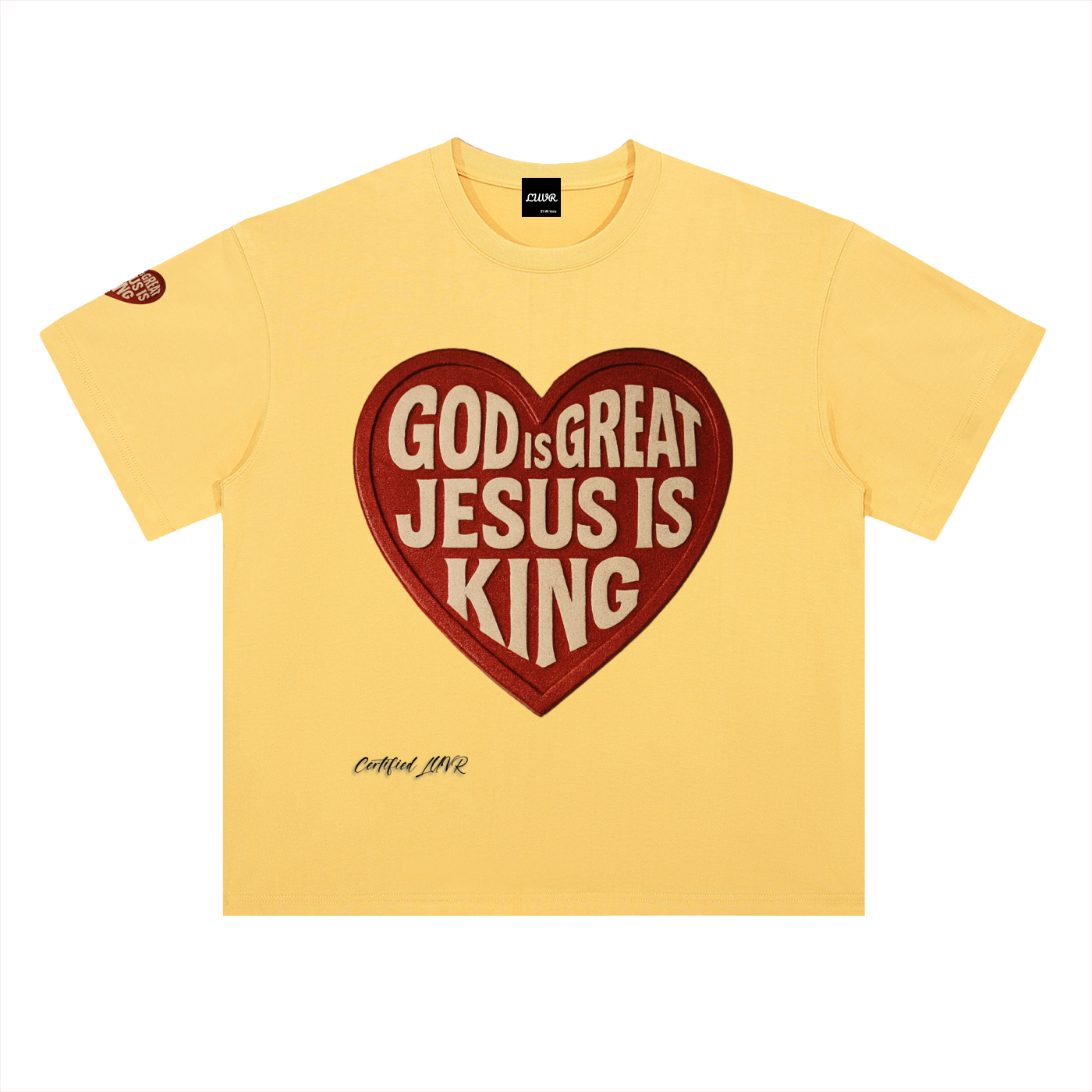 Heavyweight Drop Shoulder Cotton T-Shirt