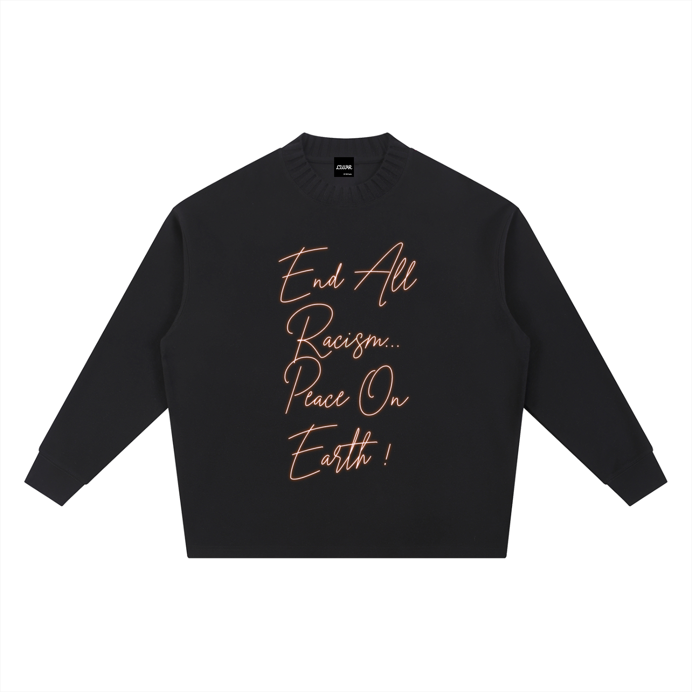 Knitted Round Neck Oversize Sweatshirt