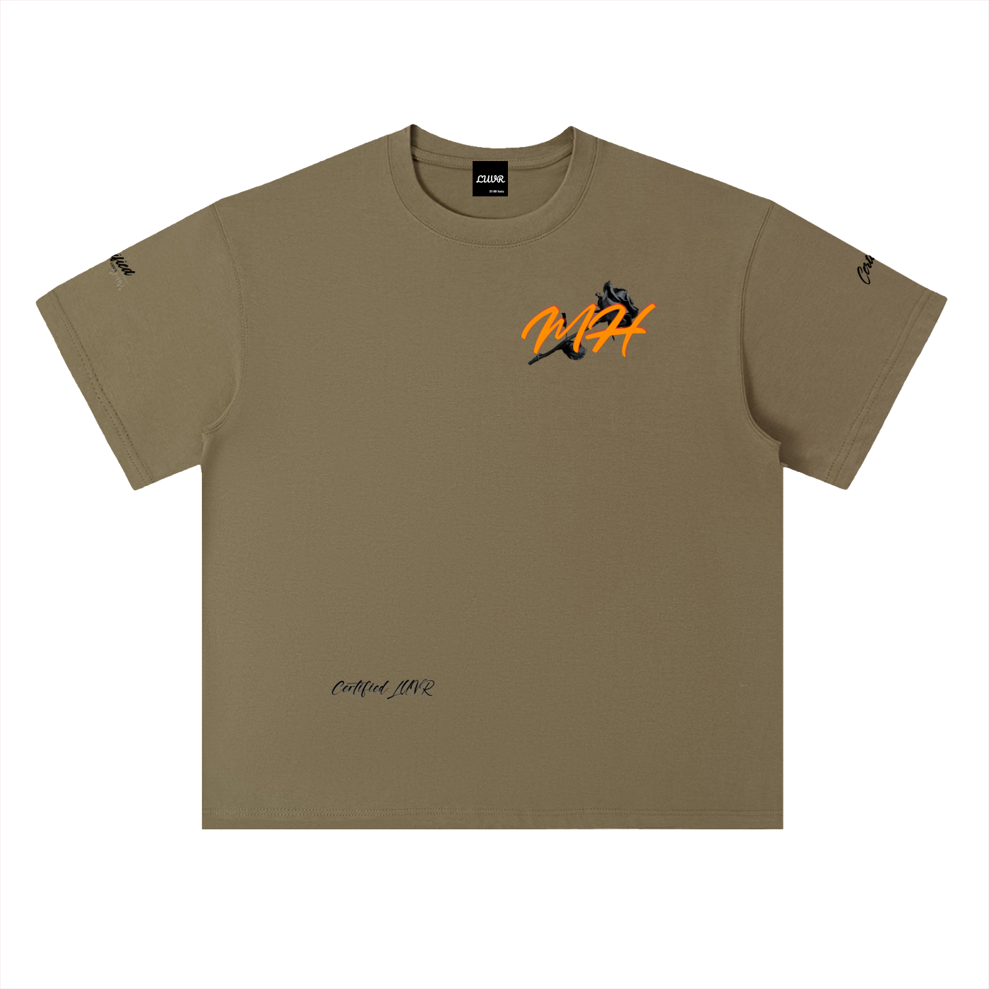 Heavyweight Drop Shoulder Cotton T-Shirt