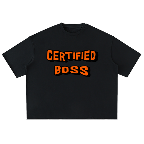 CERTIFIED BOSS Washed Rolled Hem Half Sleeve T-Shirt