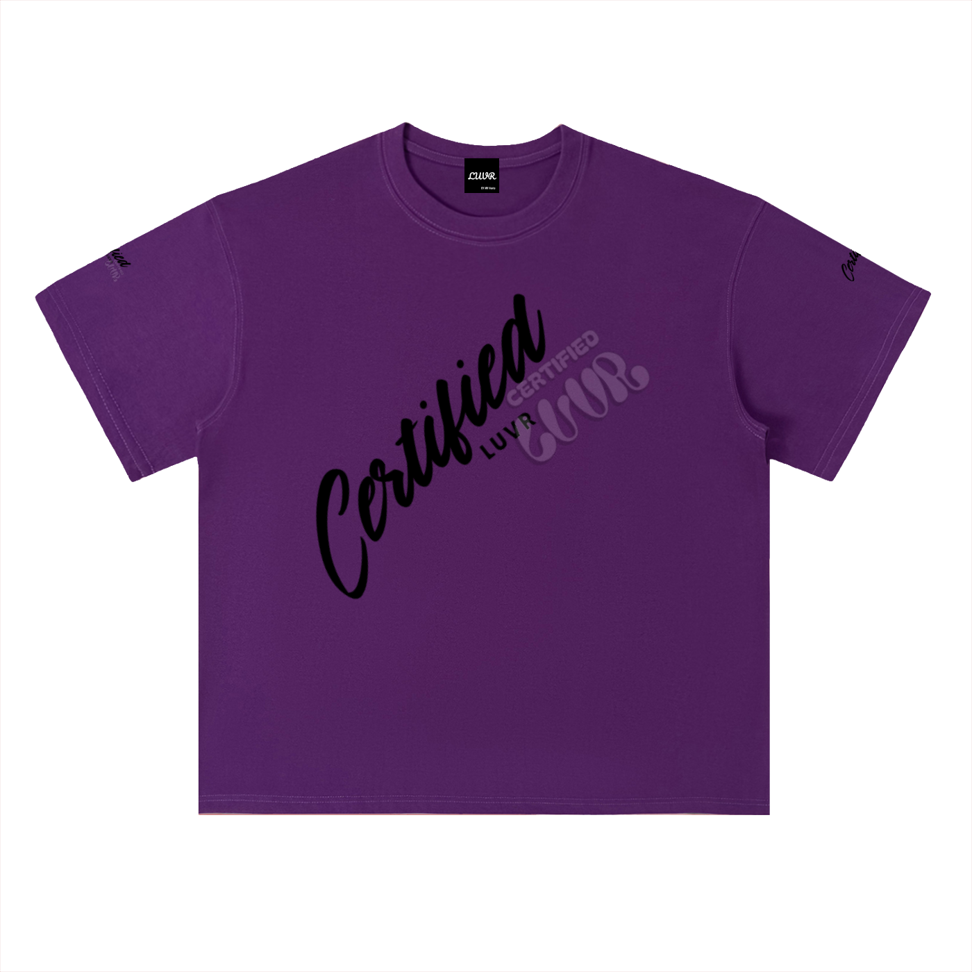 Heavyweight Drop Shoulder Cotton T-Shirt