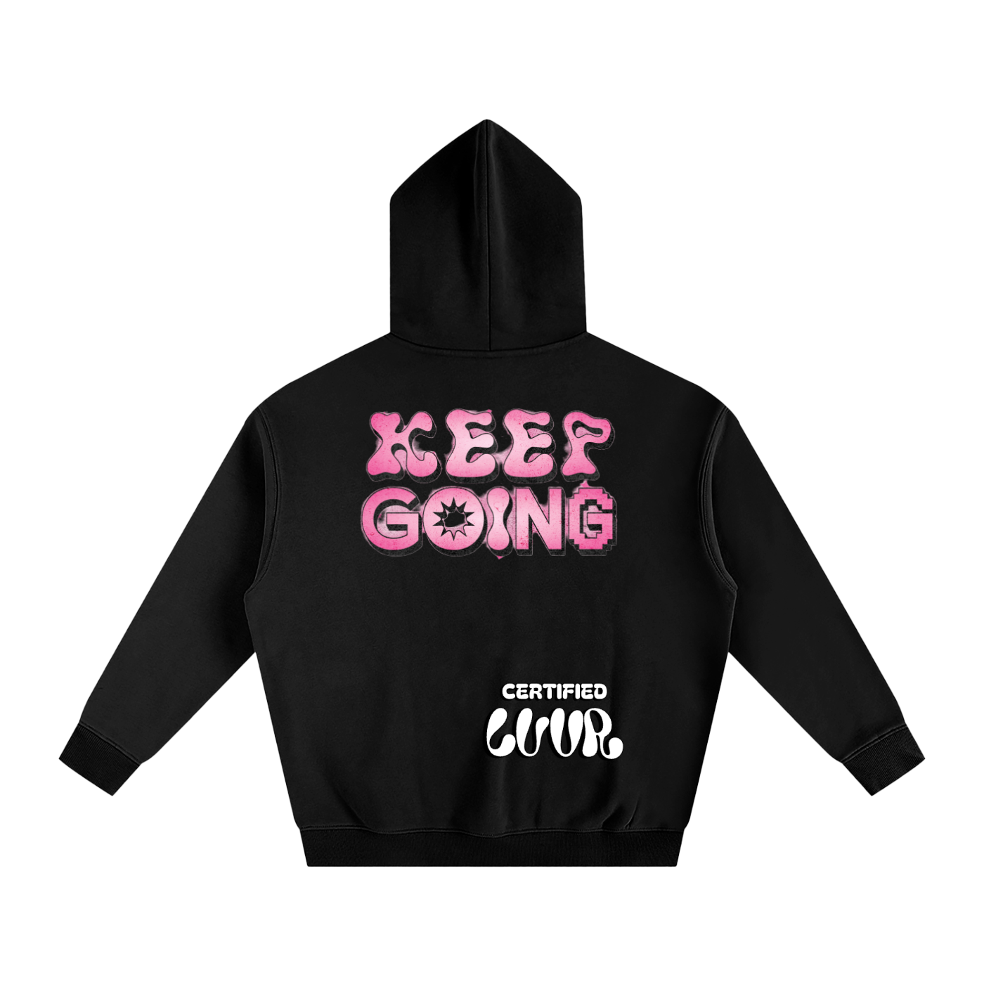 FAILURE IS INEVITABLE Oversize Fleeced Hoodie