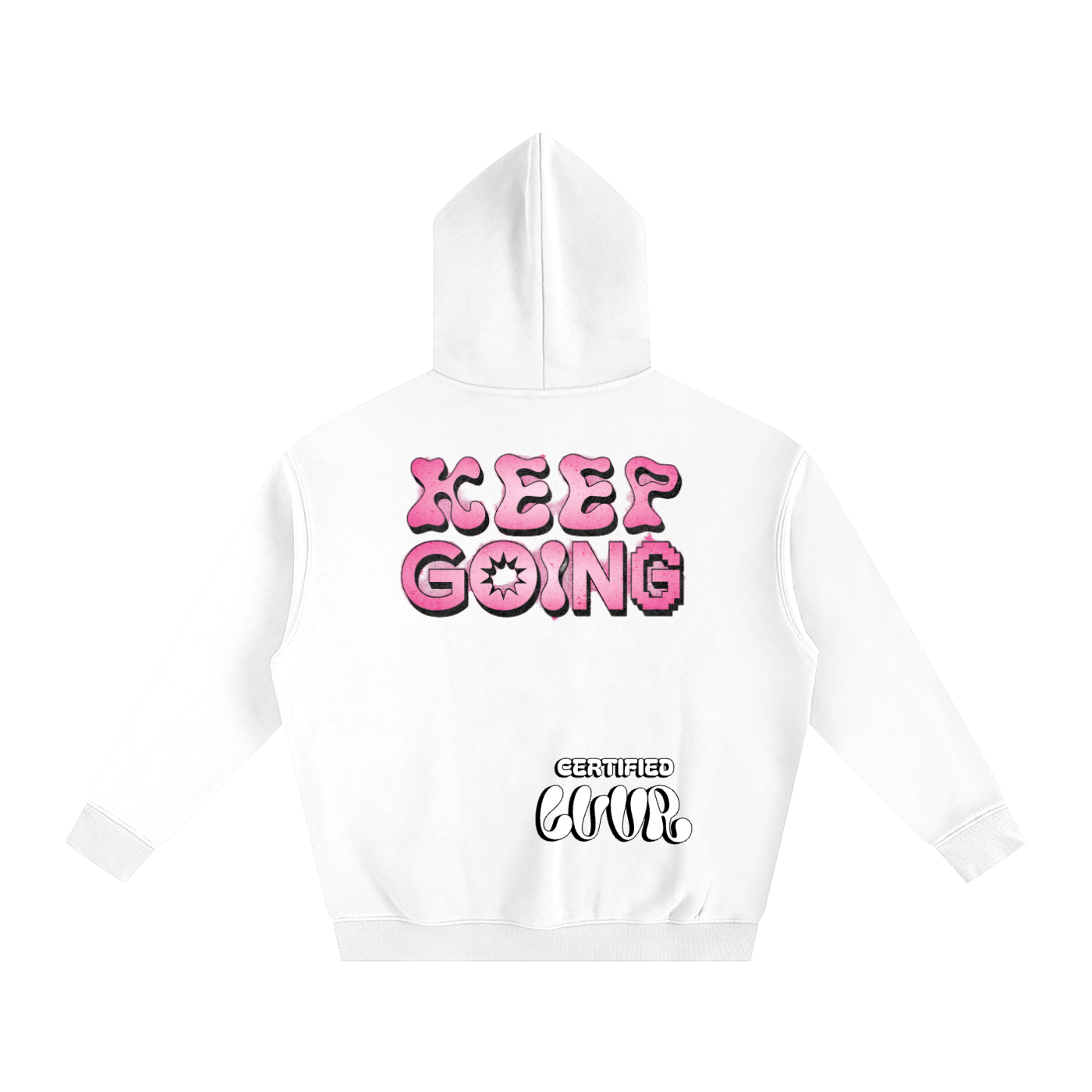 FAILURE IS INEVITABLE Oversize Fleeced Hoodie