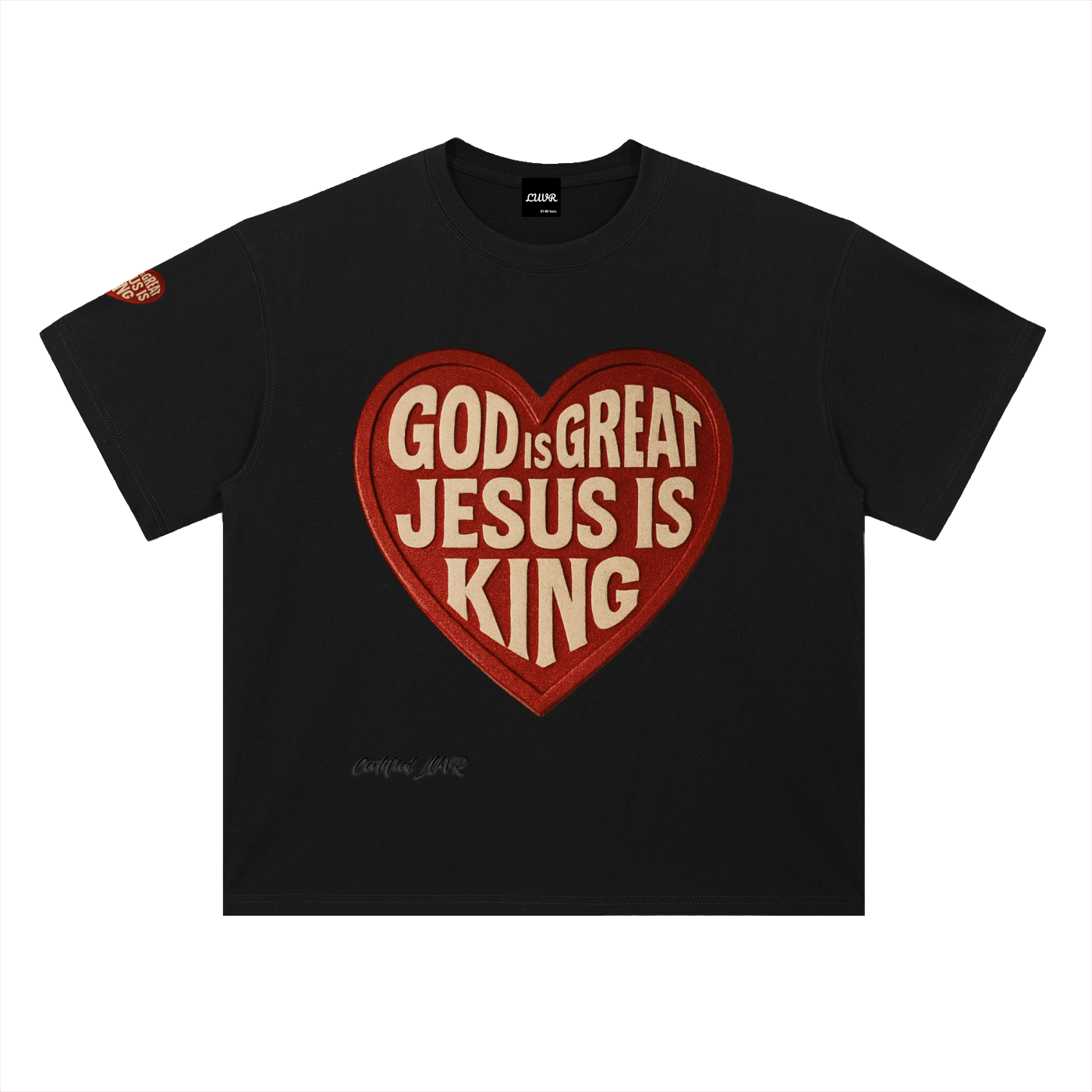 Heavyweight Drop Shoulder Cotton T-Shirt