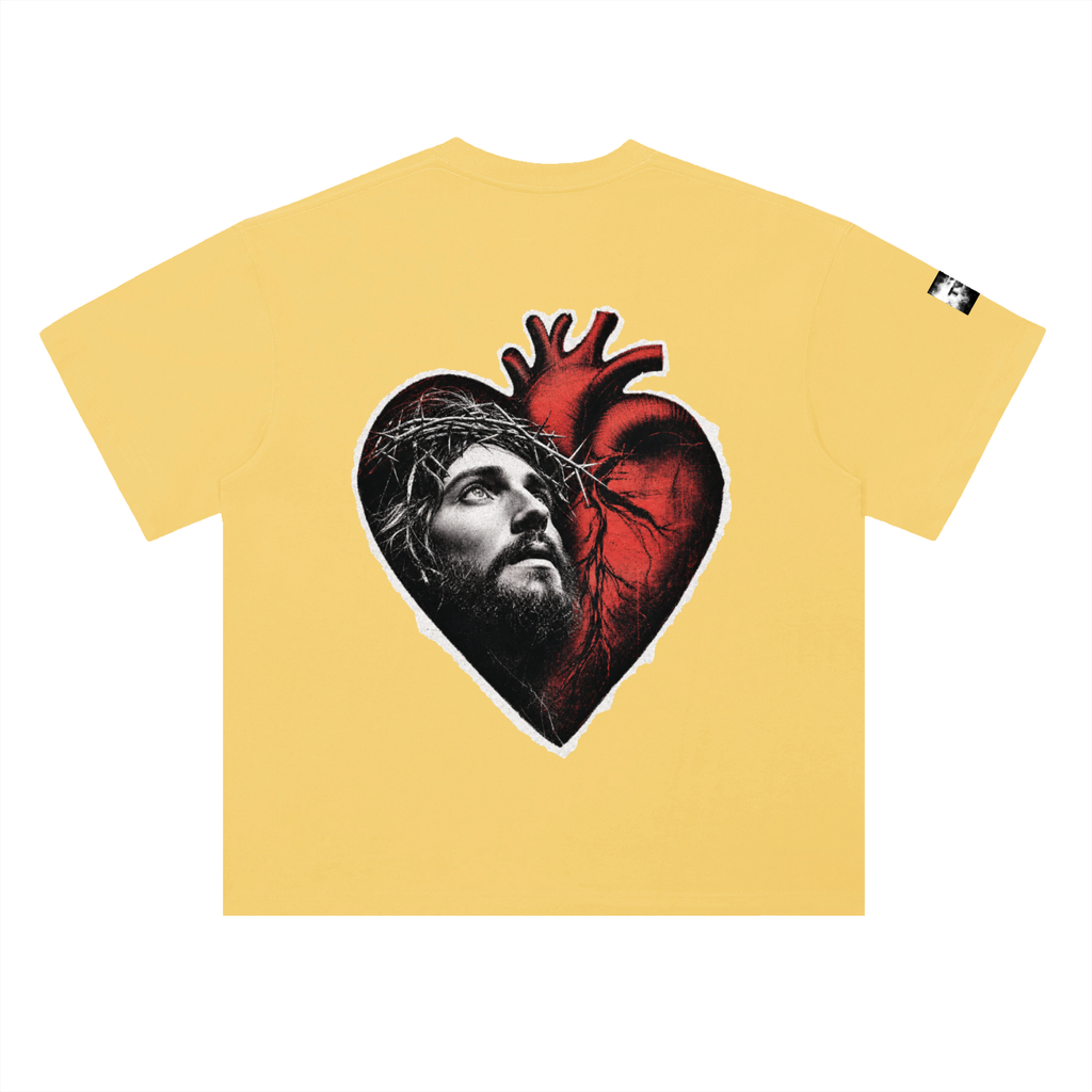 Heavyweight Drop Shoulder Cotton T-Shirt