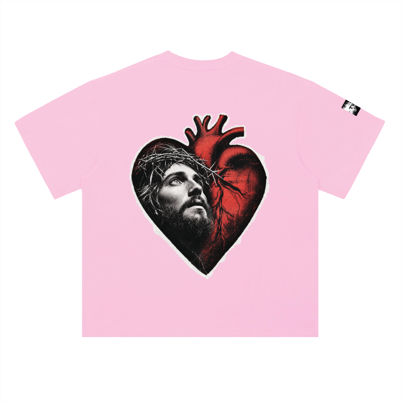 Heavyweight Drop Shoulder Cotton T-Shirt
