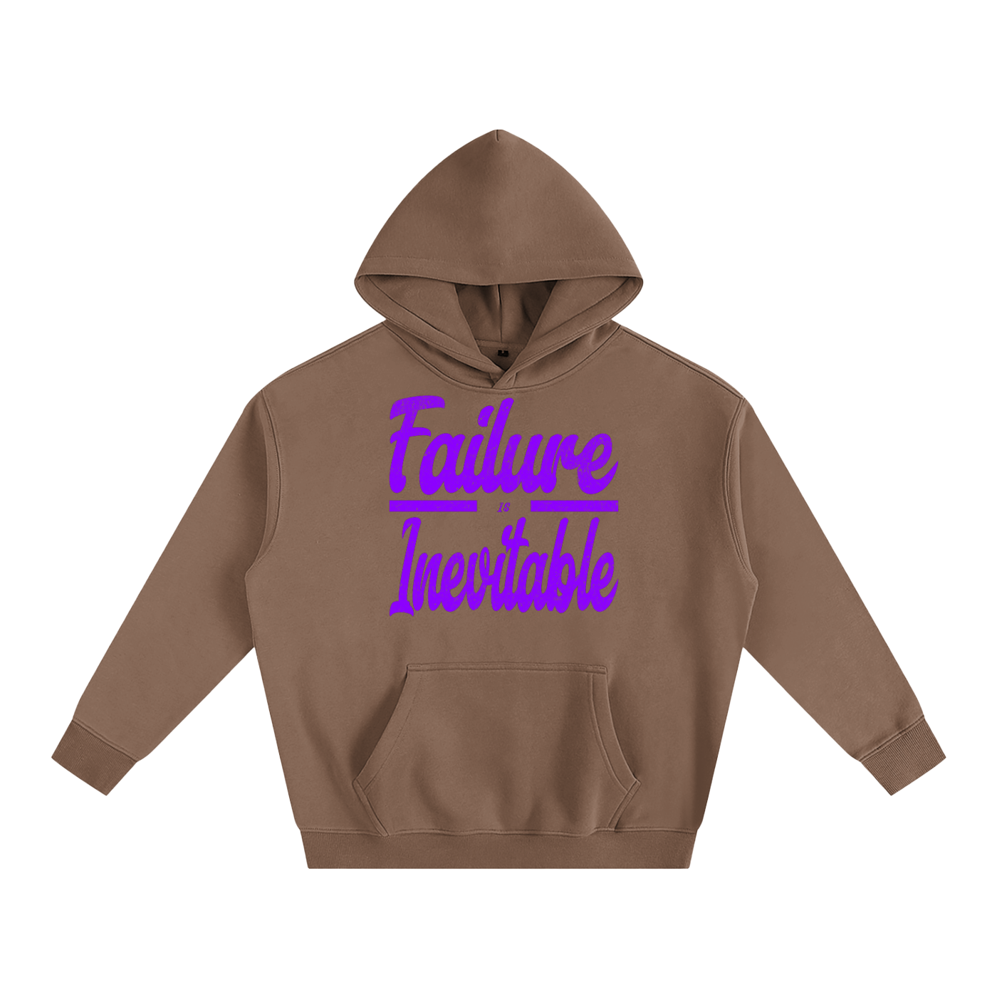 FAILURE IS INEVITABLE Oversize Fleeced Hoodie